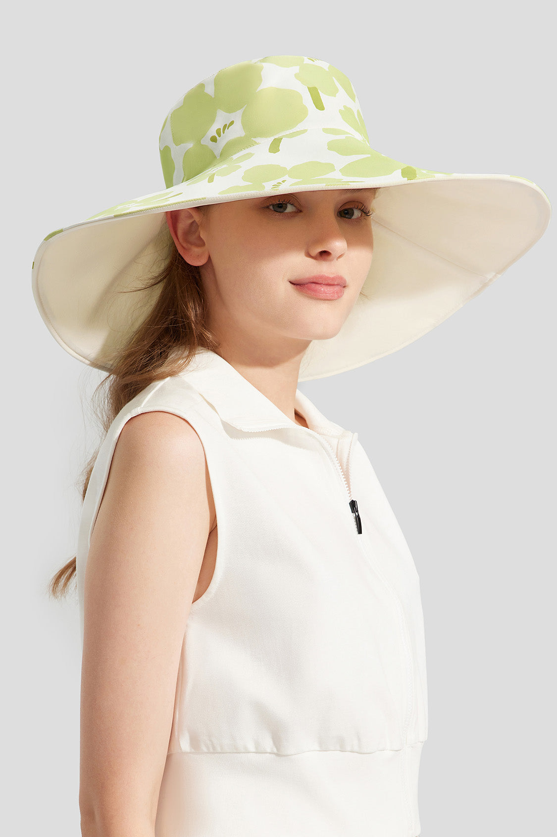 Flora Women's Reversible Sun Hat with Floral Design UPF50+ UV Protection - Perfect for Beach, Gardening & Outdoor Activities
