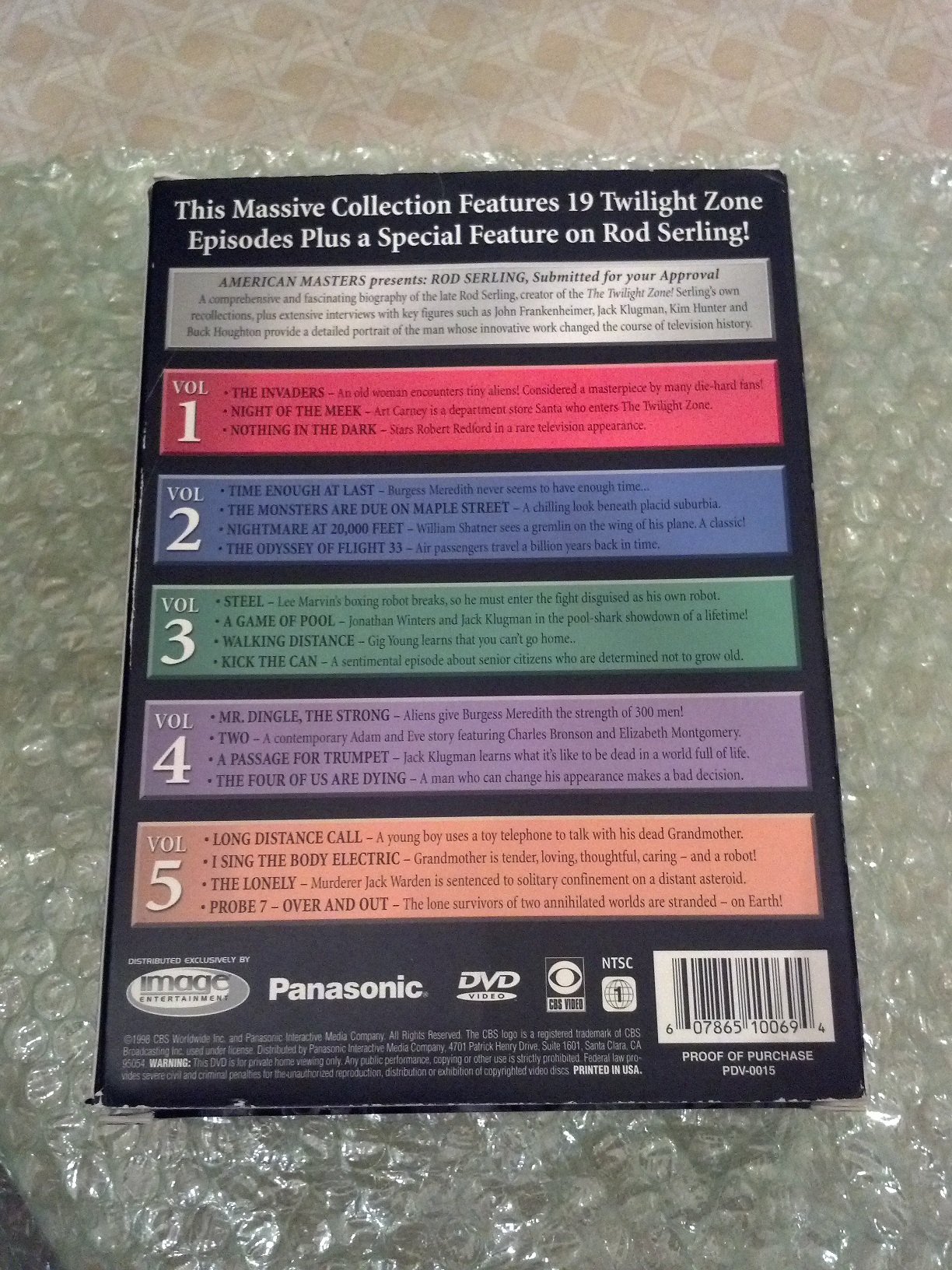 The Twilight Zone: 40th Anniversary Complete DVD Collection - Perfect Gift for Sci-Fi Fans & TV Show Enthusiasts - Great for Movie Nights, Birthday Presents & Collector's Displays