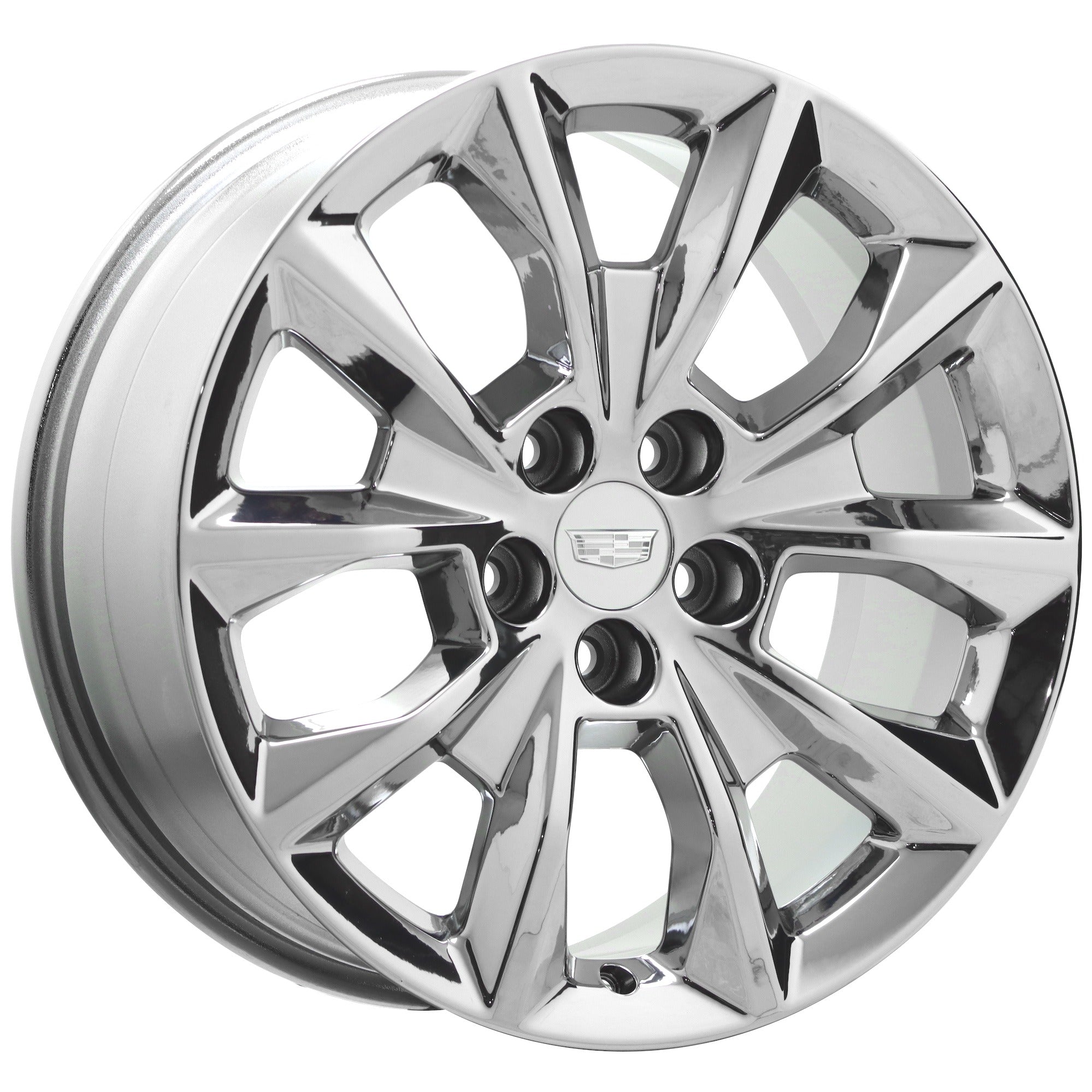 2014-2019 Cadillac CTS OEM Bright Chrome Wheels Rims Set 4751 - Exchange Program | Perfect for Car Upgrades & Customization