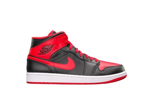 Black/Fire Red/White