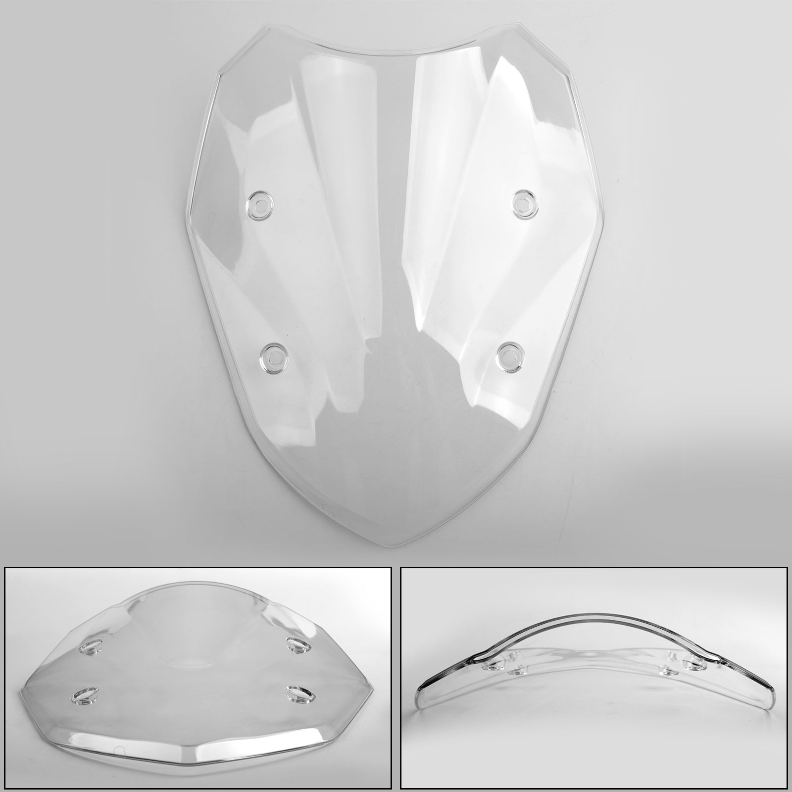 BMW S1000XR Motorcycle ABS Windscreen Windshield (2014-2019) - Universal Fit, Durable Protection for All-Weather Riding - Perfect for Highway Cruising & Long-Distance Tours