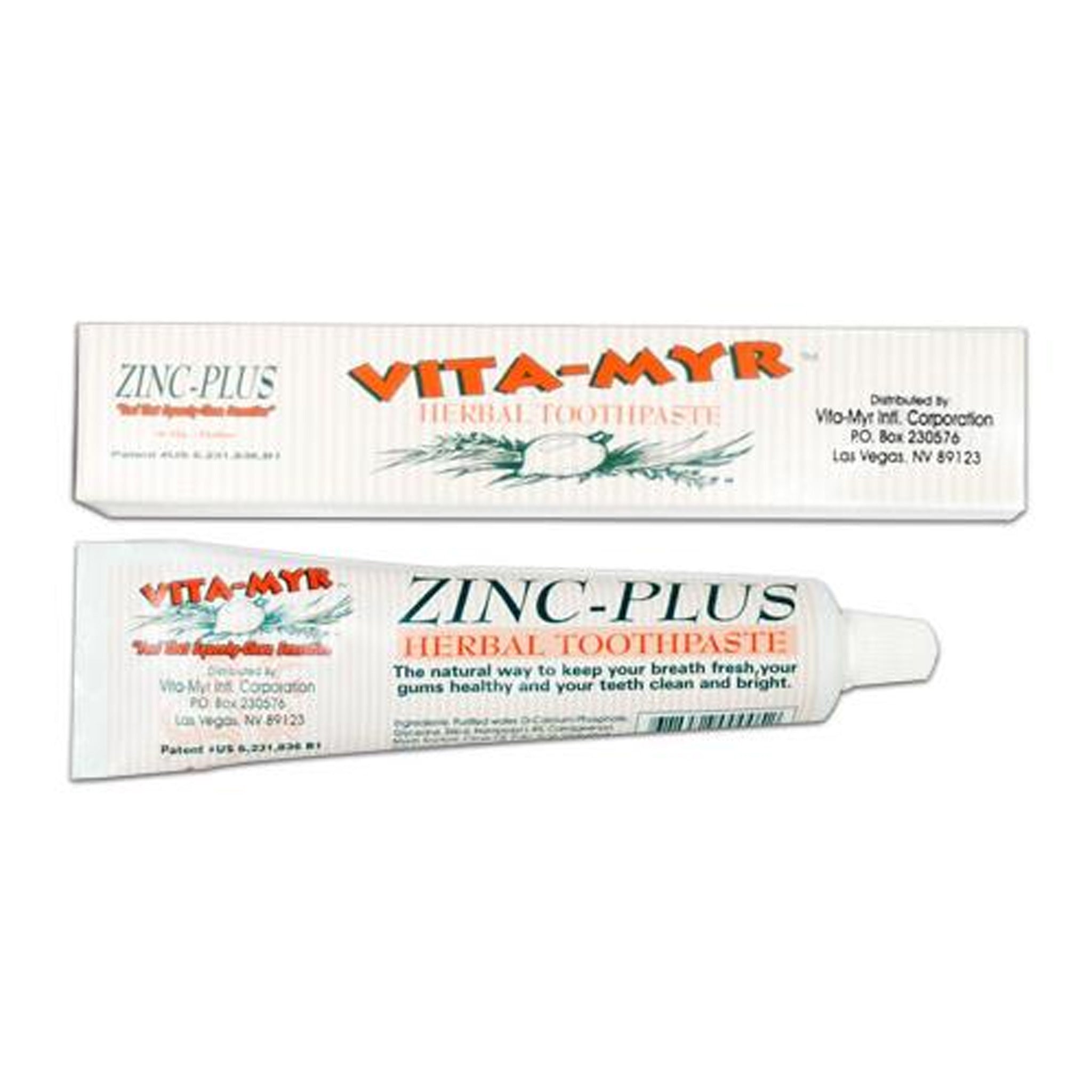 Vita Myr™ Herbal Toothpaste - Natural & Organic Toothpaste for Sensitive Teeth & Fresh Breath - Perfect for Daily Oral Care & Travel