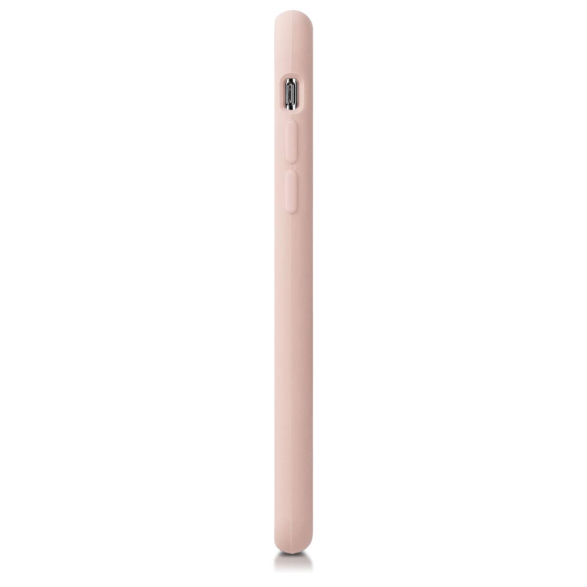 kwmobile TPU Silicone Case for Apple iPhone Xs - Soft Finish Protective Phone Cover in Dusty Pink | Perfect for Everyday Use, Work & Travel