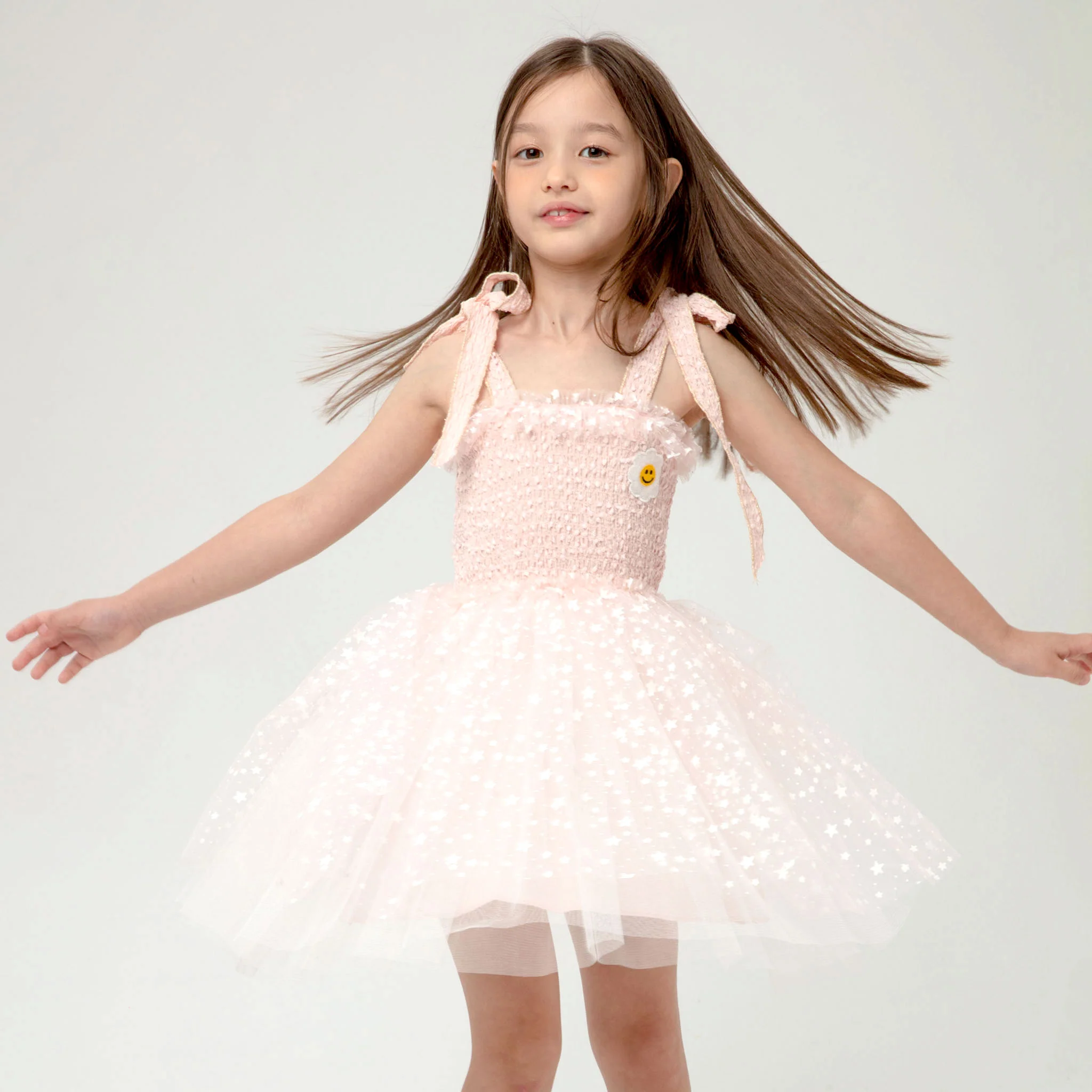 Petite Hailey Hanna Pink Tutu Dress for Girls - Perfect for Birthday Parties, Photo Shoots & Special Occasions