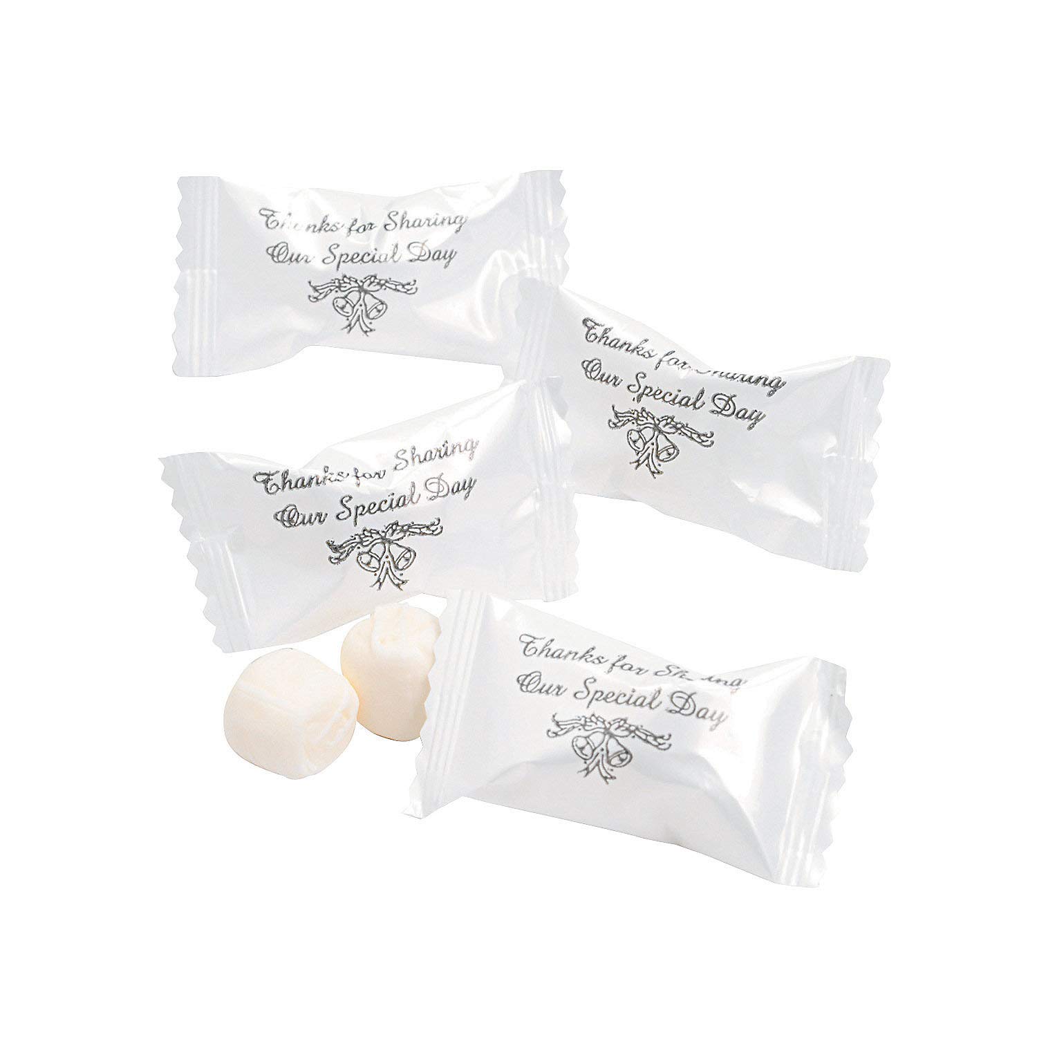 Wedding Buttermints - 108 Individually Wrapped Mints for Special Day Favors | Elegant Wedding Candy for Receptions, Bridal Showers & Anniversary Celebrations