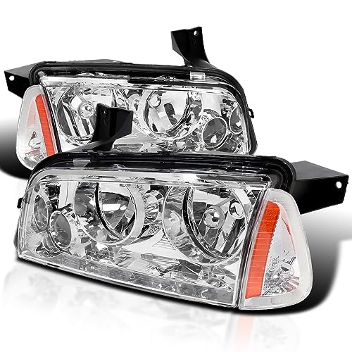 Chrome Housing Clear Lens