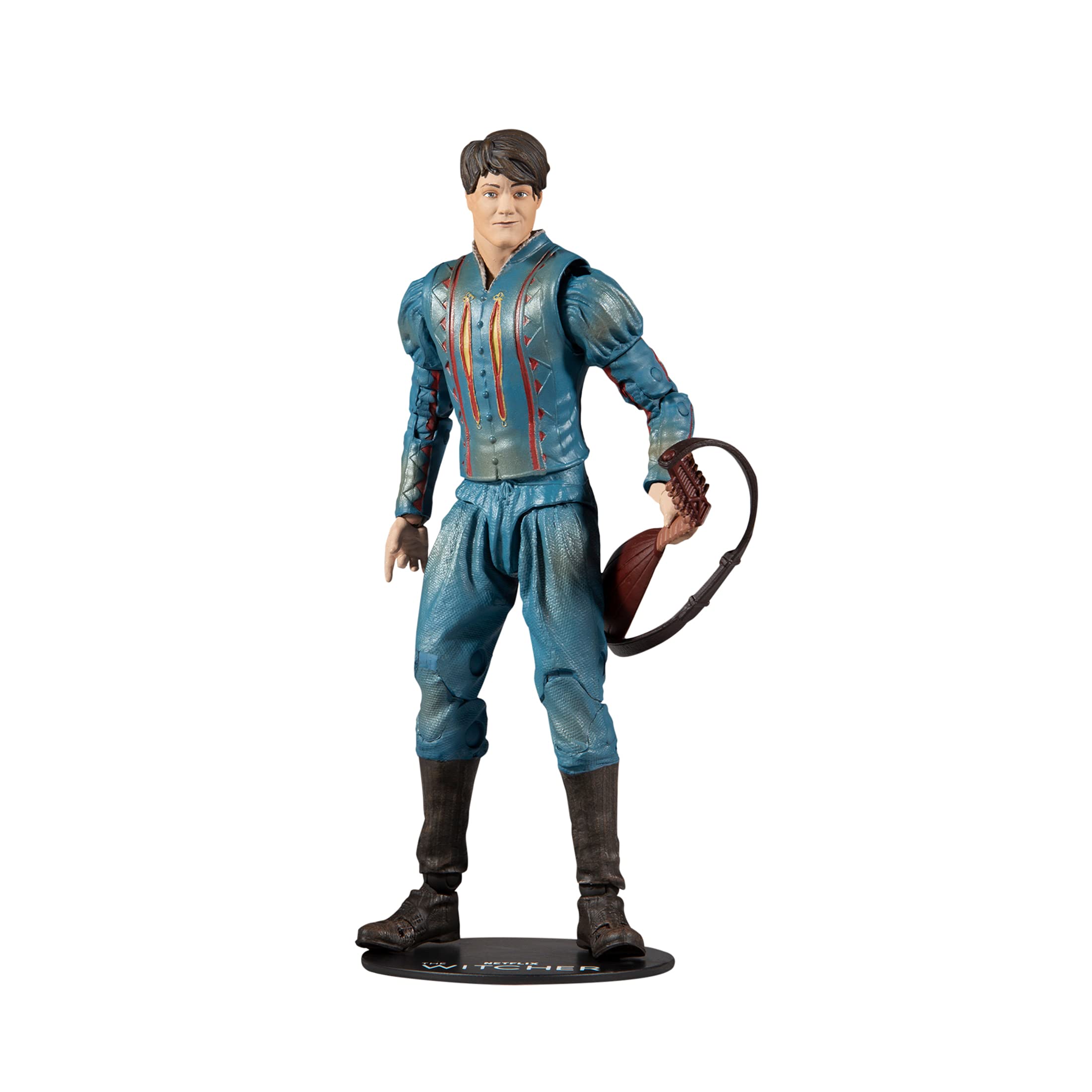 McFarlane Toys The Witcher Netflix Jaskier 7-Inch Collectible Action Figure with Accessories - Perfect for Fans, Collectors & Display in Home or Office
