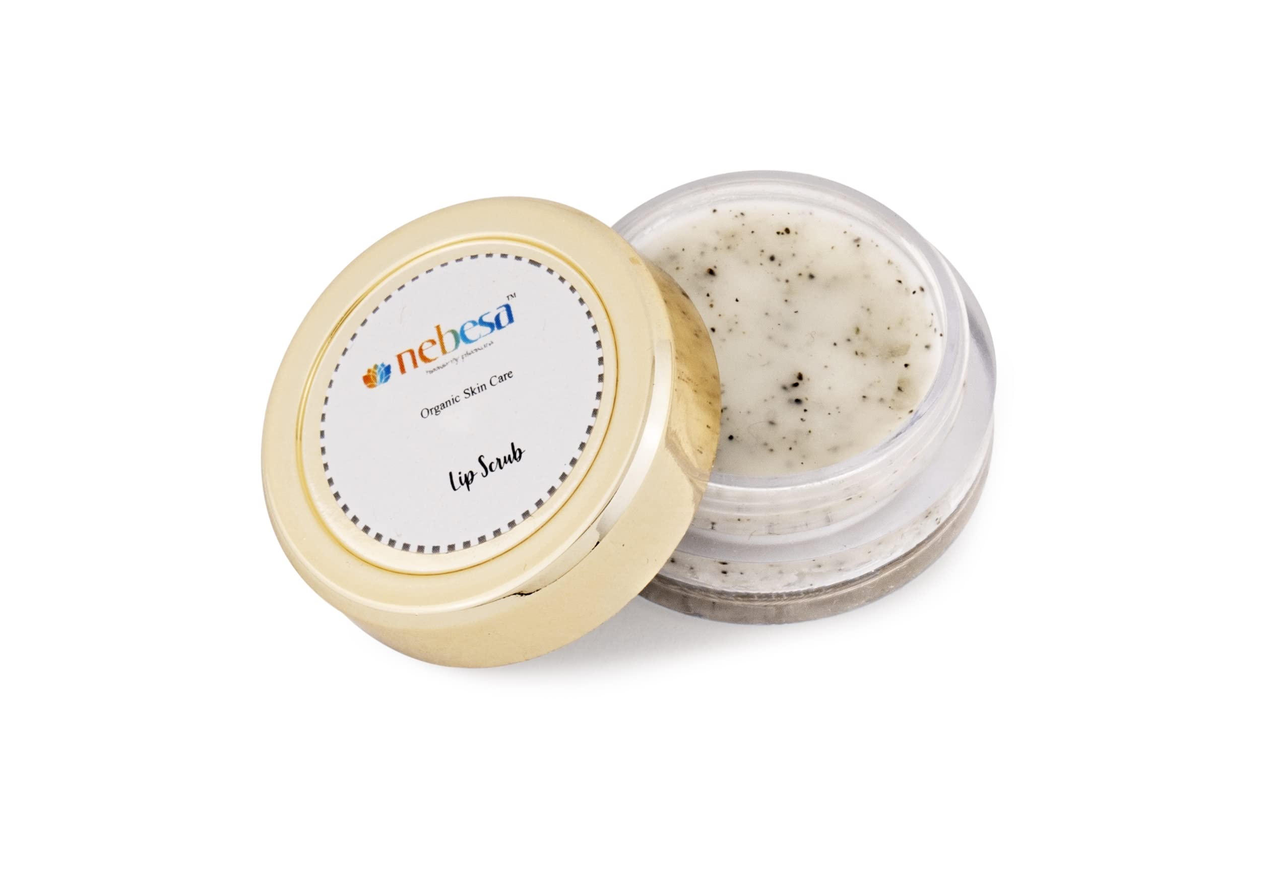 Nebesa Organics Avocado Lip Scrub - 8g Natural Exfoliator for Soft, Smooth Lips | Perfect for Dry, Chapped Lips Care Routine