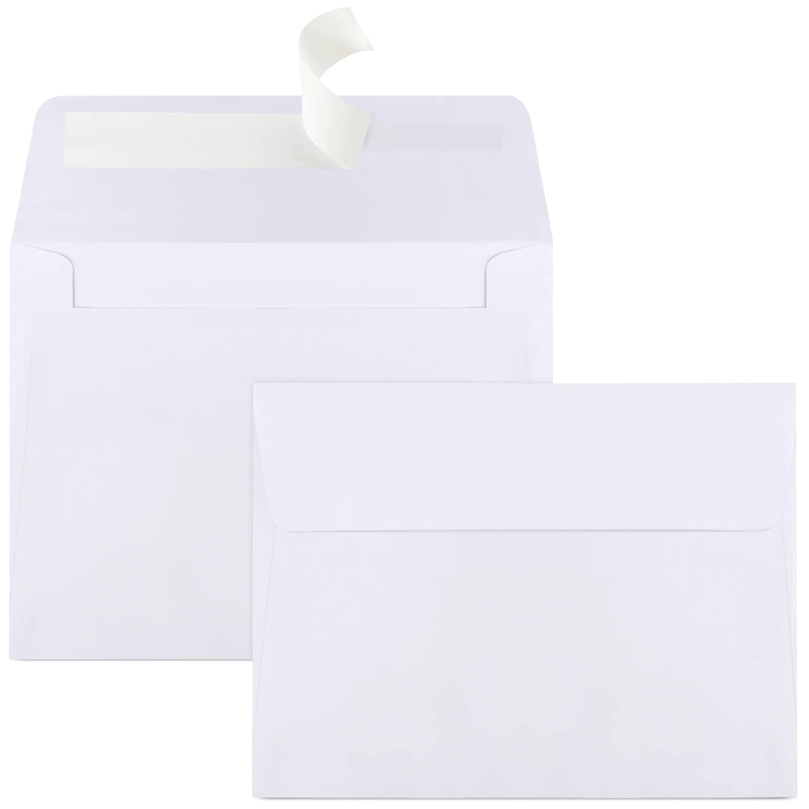 70 Pack A2 White Self-Seal Invitation Envelopes for 4.5x5.5 Cards - Perfect for Wedding Invitations, Greeting Cards, RSVP, Photos & Postcards | Bulk Envelopes for Mailing & Stationery