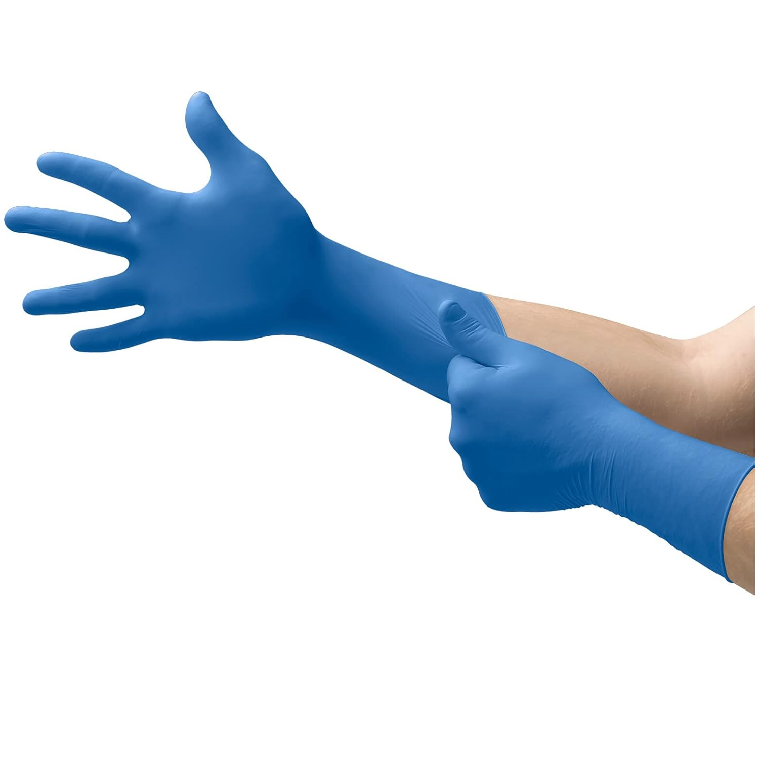 Microflex SG375XL Safe Grip Textured Grip Gloves - Extra Large (XL), 10 Case Pack (500 Gloves) - Durable Work Gloves for Construction, Landscaping, and Industrial Safety Use