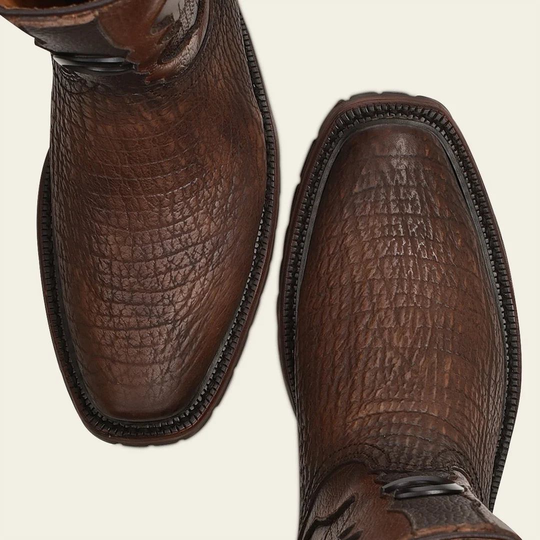 Men's Cuadra Tobacco Casual Cowboy Shark Boots - Western Style Leather Boots for Riding, Work & Outdoor Adventures