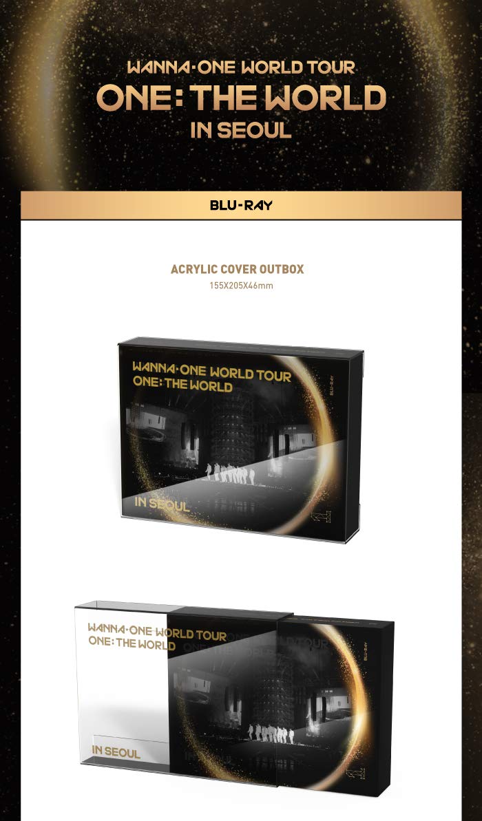 WANNA ONE WORLD TOUR BLU-RAY [ONE: THE WORLD] 2 Disc Set with Photobook, 2 Magnets & Tracking Number - K-POP Concert DVD Collection - Perfect for K-POP Fans and Collectors