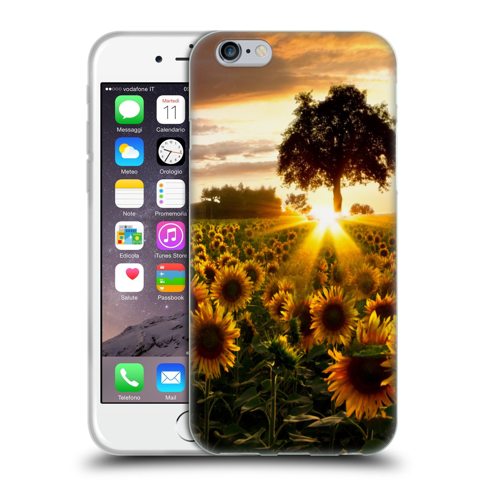 Officially Licensed Celebrate Life Gallery Fields of Gold Floral Soft Gel Case for Apple iPhone 6/6s - Stylish Protective Cover for Everyday Use & Gift Giving