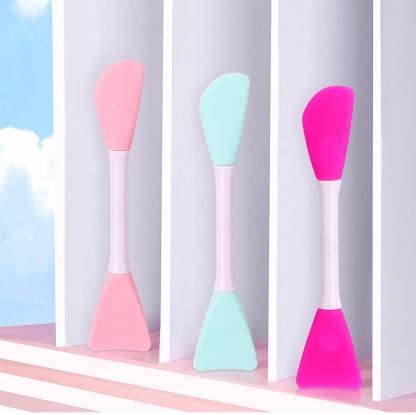 Kira Silicone Face Mask Brush - Soft Facial Mud Mask Applicator & Beauty Tool for Women (Pack of 2) - Perfect for Spa, Skincare Routine & At-Home Facial Treatments