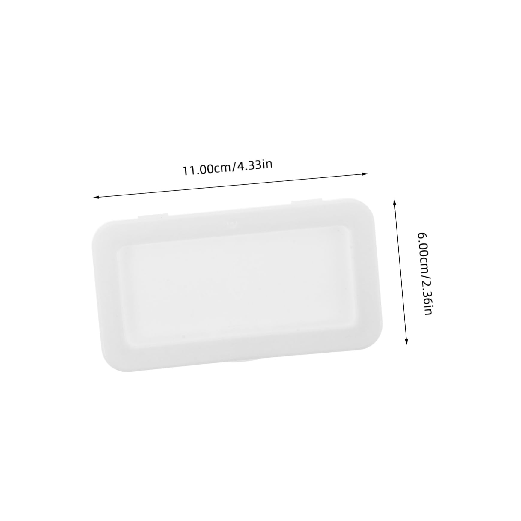 BUGUUYO Baby Wipes Holder Case - Reusable Flip Cover for Wet Wipes, Plastic Lid Replacement for Tissue Box (30pcs, White) - Perfect for Diaper Bags, Nursery, and On-the-Go Baby Care