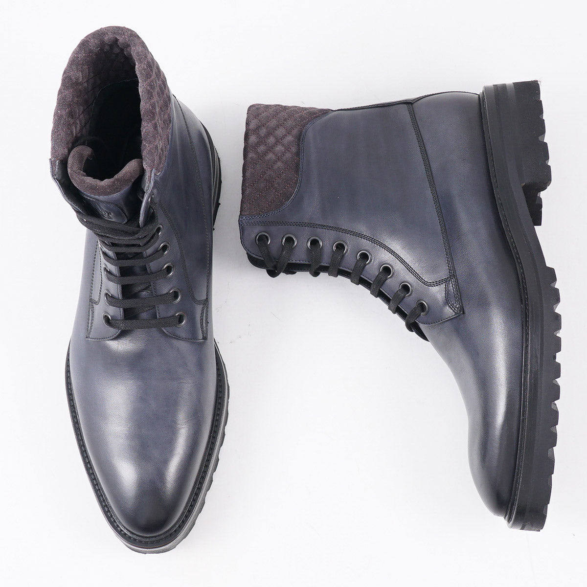Di Bianco 'Torino' Genuine Leather Combat Boots for Women - Stylish & Durable Military Ankle Boots for Everyday Wear, Outdoor Adventures & Fashion Street Style