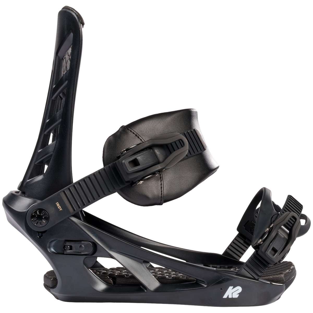K2 Indy Snowboard Bindings 2023 - High-Performance Snowboard Bindings for All-Mountain Riding | Perfect for Freestyle & Powder Snowboarding