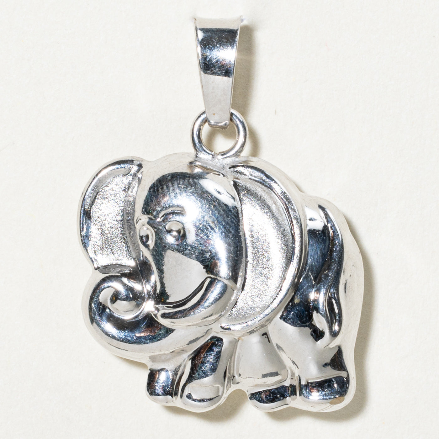 14K White Gold Elephant Pendant Necklace - Elegant Animal Jewelry for Women - Perfect Gift for Birthday, Anniversary & Special Occasions