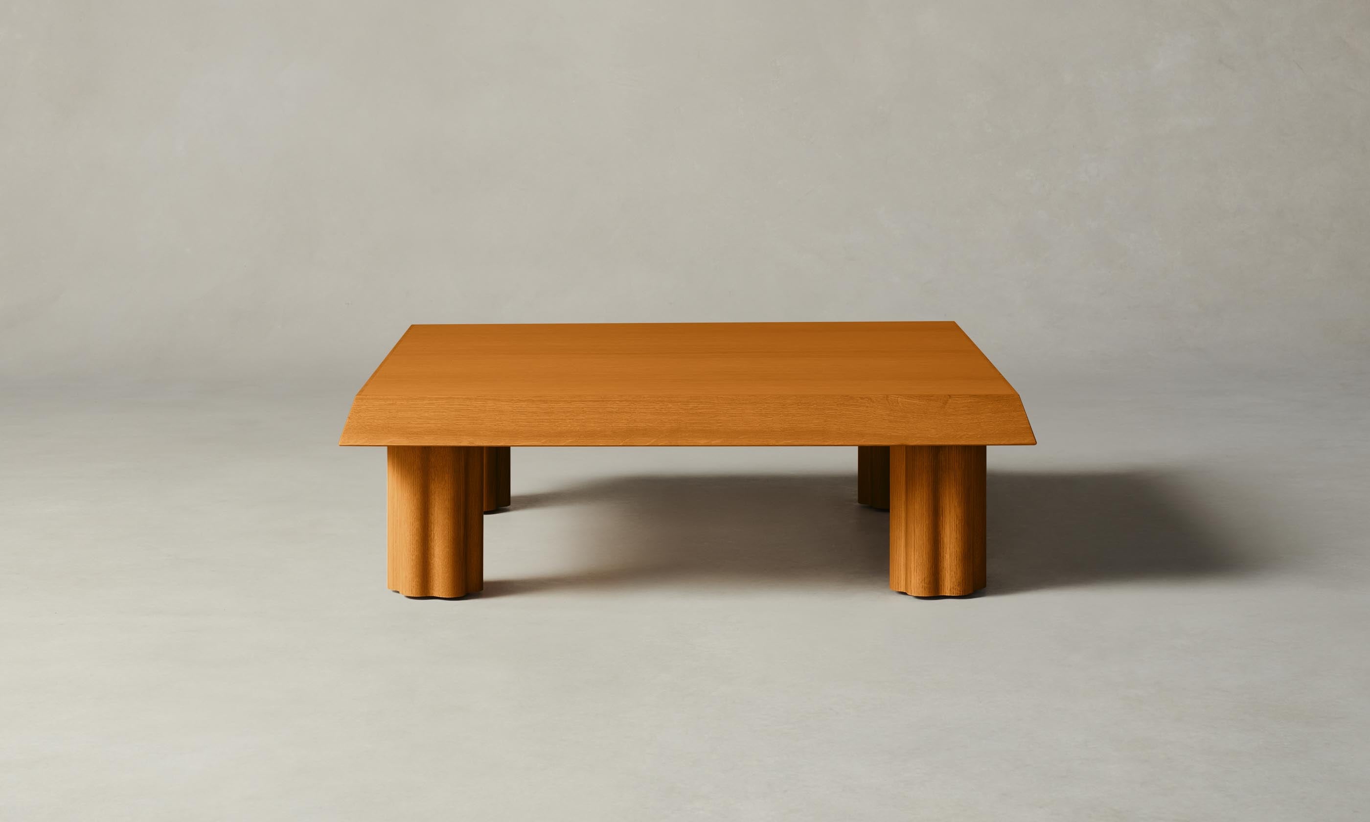Modern Dean Square Coffee Table - Mid-Century Style Wooden Living Room Furniture for Home Decor | Perfect for Living Room, Lounge & Office Spaces