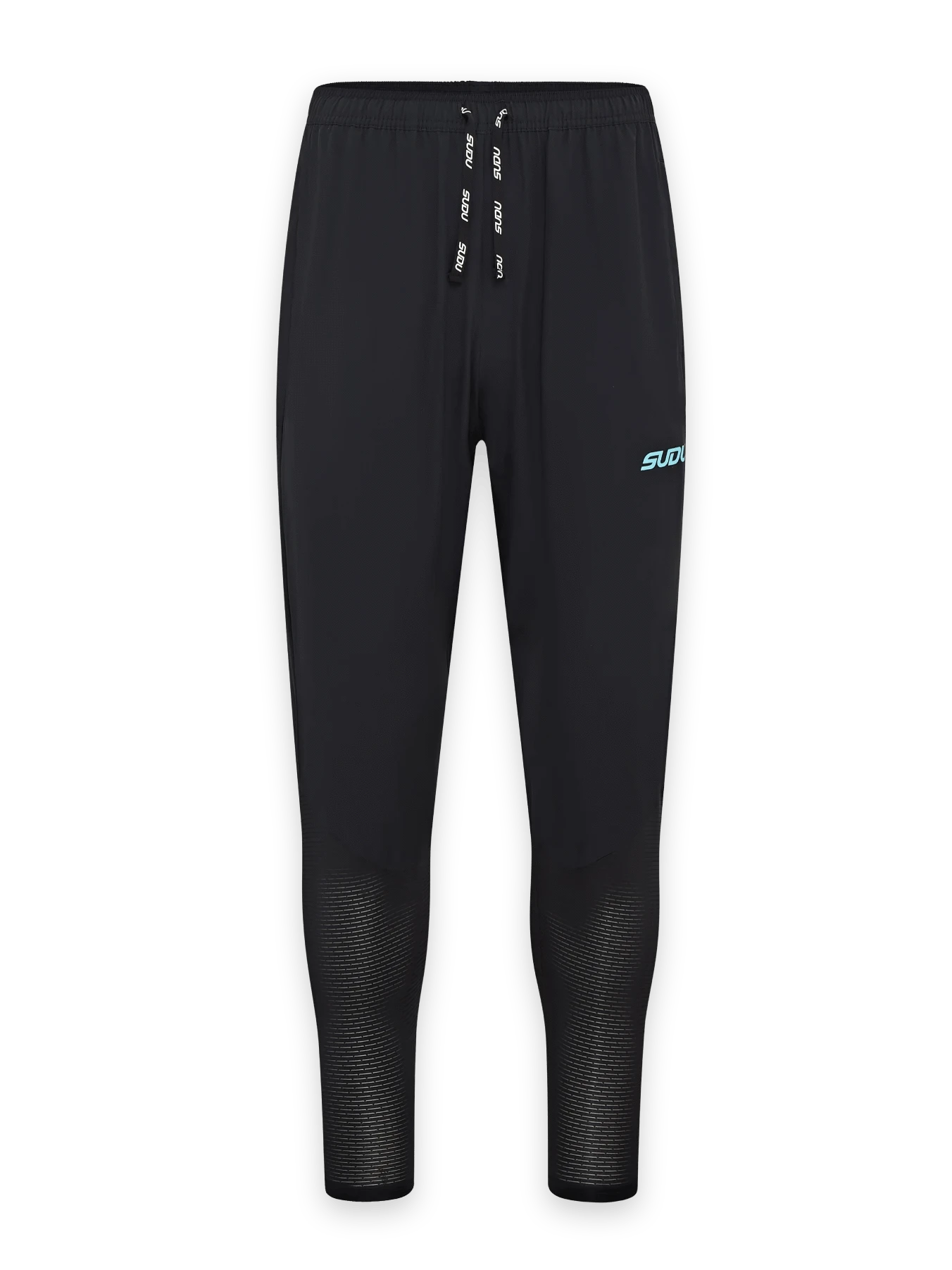 SRP 01 Men's Casual Pants - Black & Light Blue Slim Fit Stretch Comfortable Trousers for Work, Travel & Everyday Wear