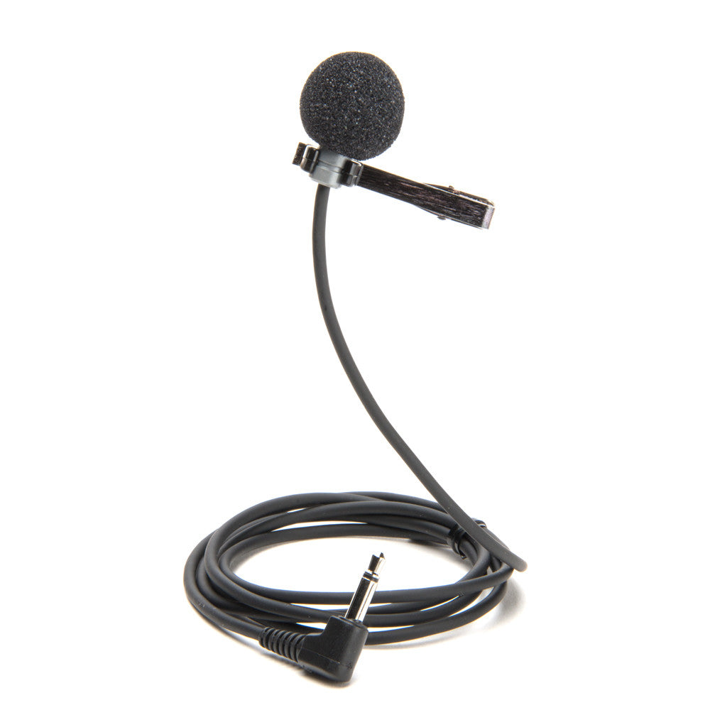 Azden EX-505U Uni-Directional Lavalier Microphone - Professional Clip-On Omnidirectional Mic for Interviews, Vlogging & Podcasting - Ideal for YouTube, Streaming & Conference Recording
