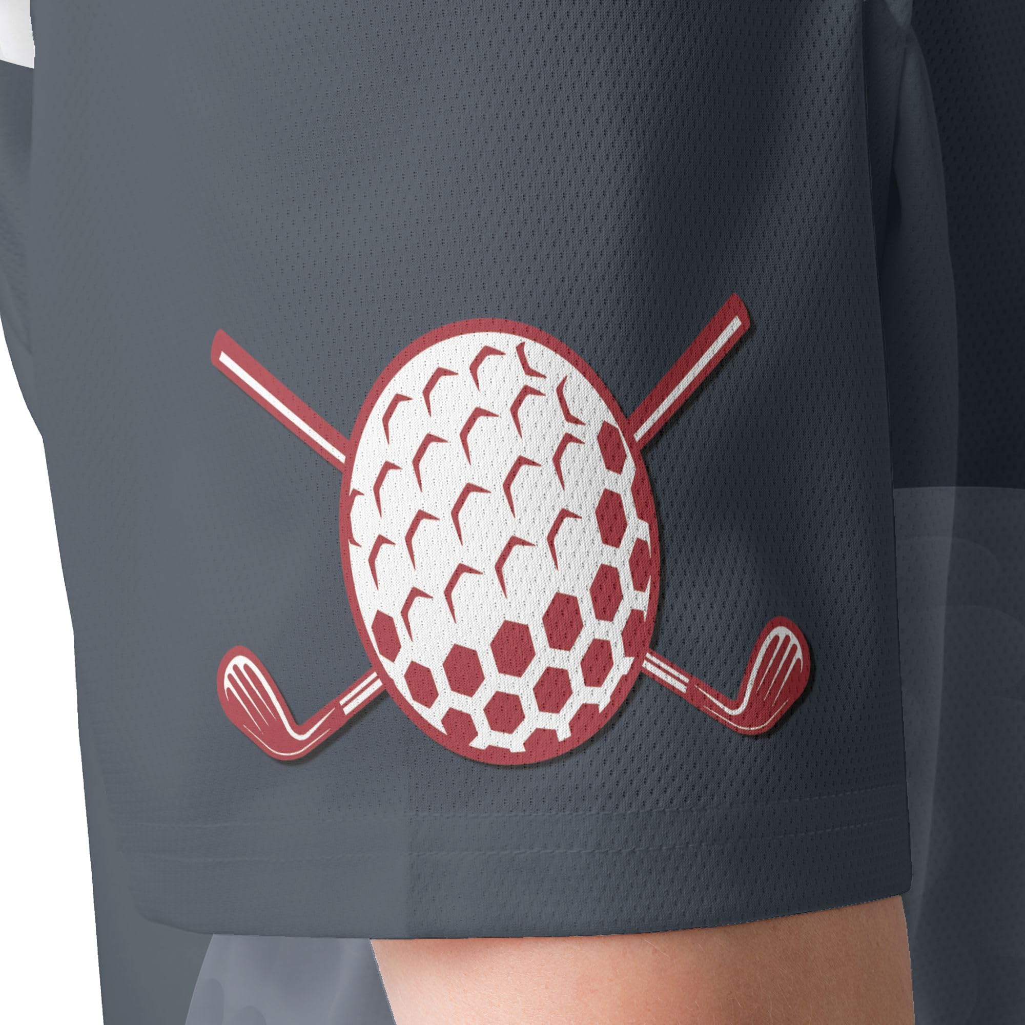 HYPERFAVOR Patriotic Golf Shirts for Men - American Flag Polo Shirts for Golfers - Breathable Short Sleeve Performance Shirt - Perfect for Golf Tournaments & 4th of July Celebrations
