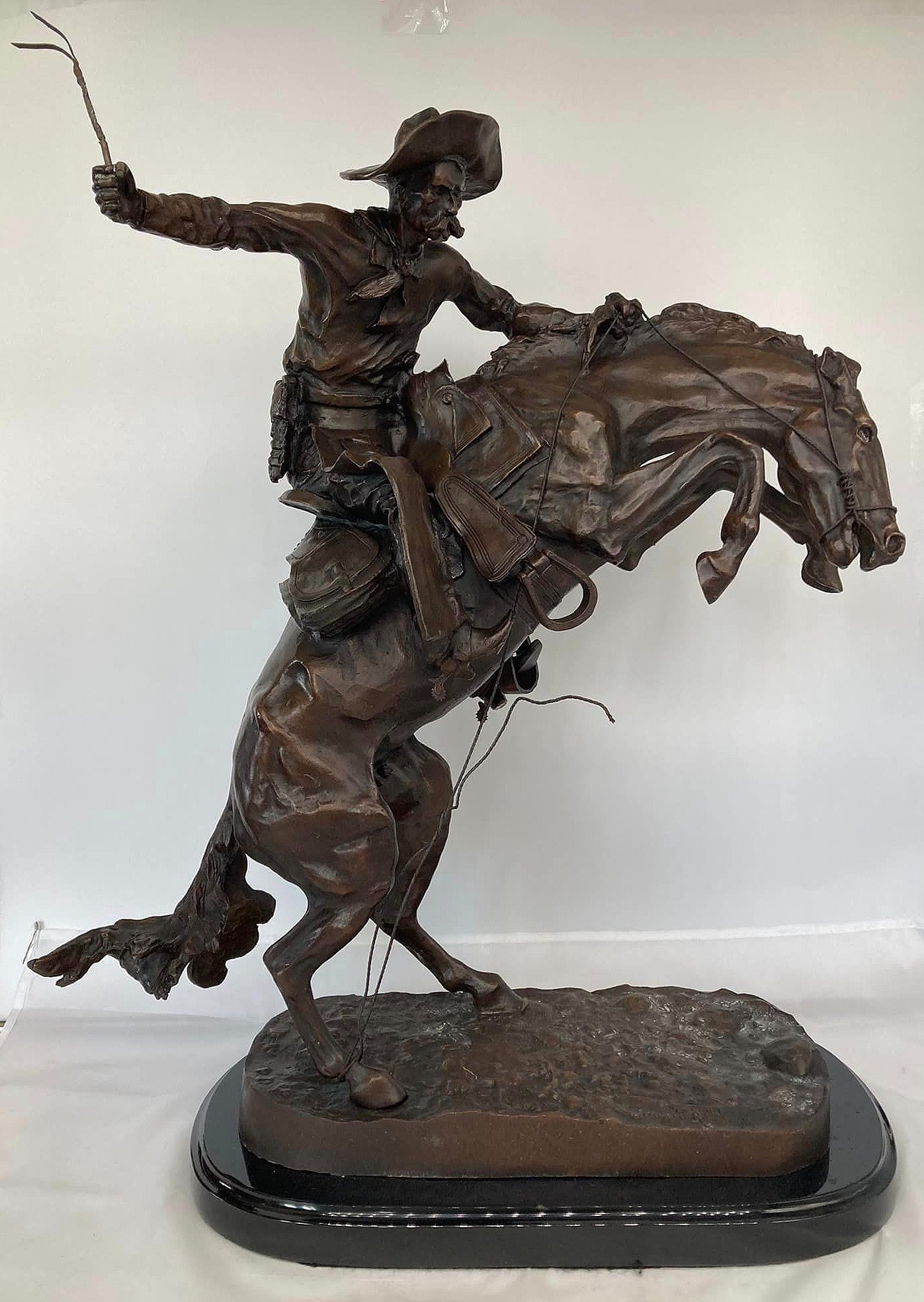 The Broncho Buster - Premium Western Cowboy Decor for Home & Ranch | Perfect for Western Themed Rooms, Cowboy Gifts, and Ranch House Decor