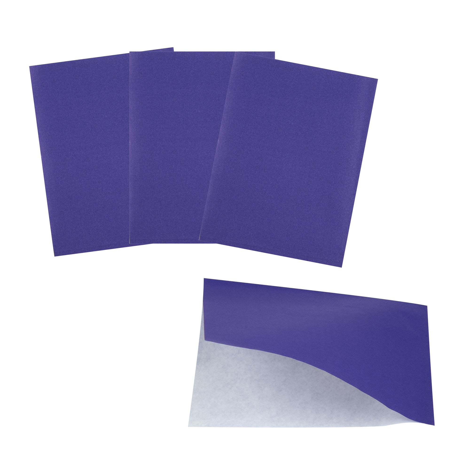 Purple Greaseproof Paper Bags - Small Double Open Food Bags (6.25