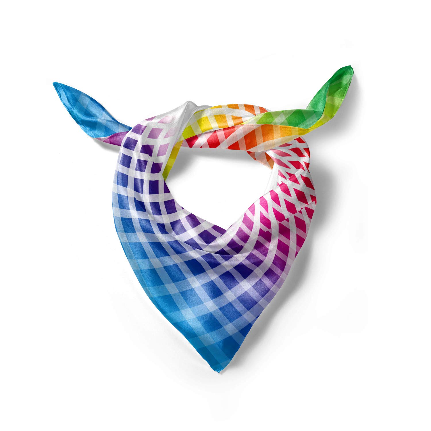 Ambesonne Colorful Hair Scarf - Magic Fantasy Flower Print Head Wrap for Women, Boho Style Bandana for Summer, Beach, Yoga & Outdoor Activities
