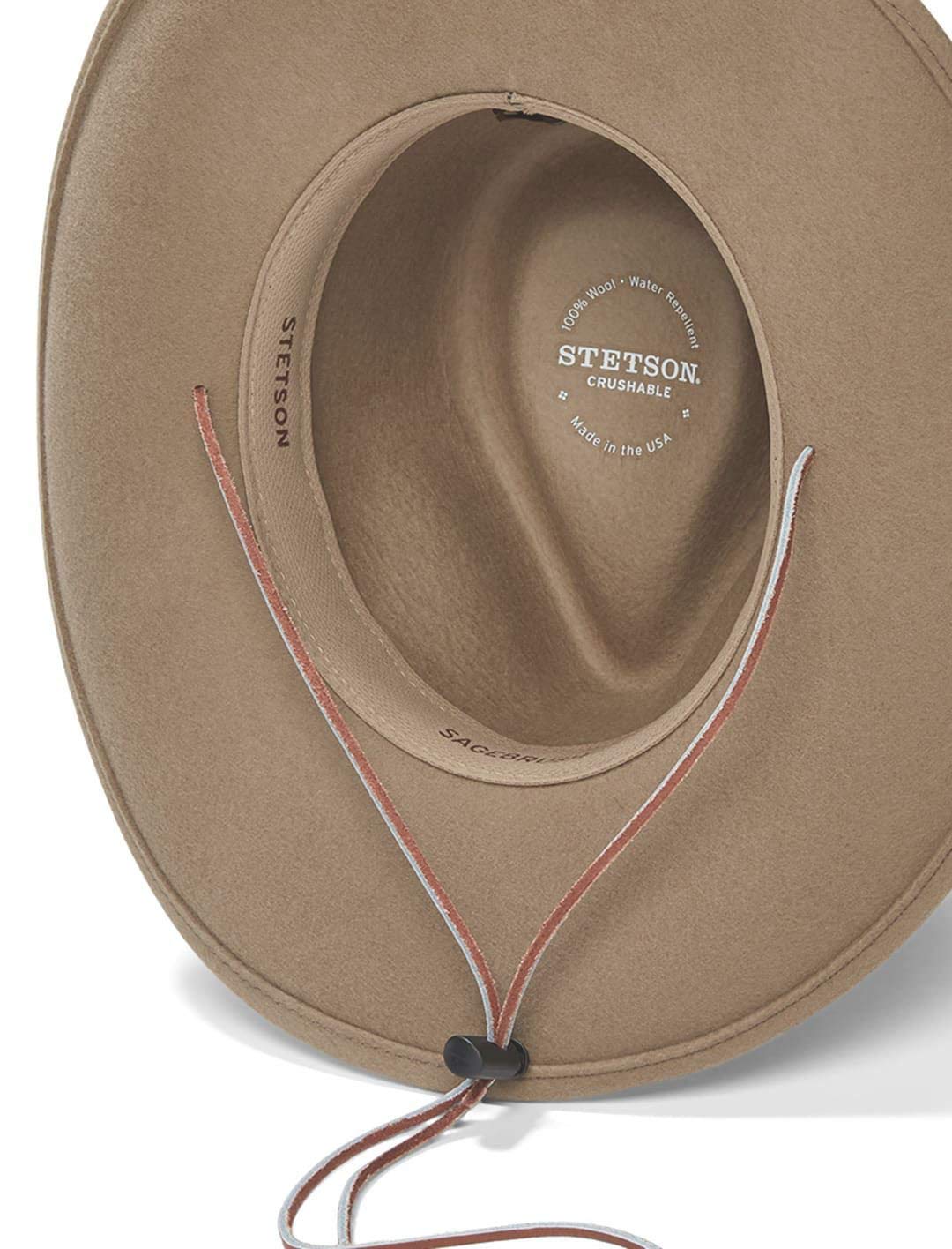Stetson Crushable Sagebrush Outdoor Hat for Men & Women - Waterproof Sun Protection Cowboy Hat for Hiking, Camping, and Outdoor Adventures