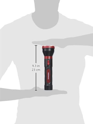 Daewoo DRL 610 Rechargeable 3W LED Flashlight - 4 Hours Runtime - Bright Handheld Torch for Camping, Hiking, Emergency & Power Outages