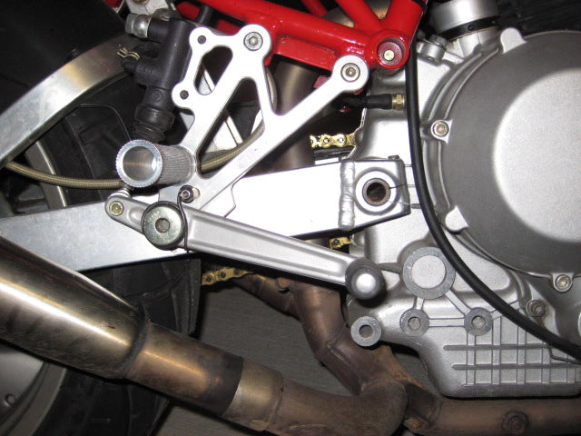 Ducati 750/900SS Complete Rearset Kit - High Performance Motorcycle Footpegs & Shifter Upgrade for Racing & Street Riding