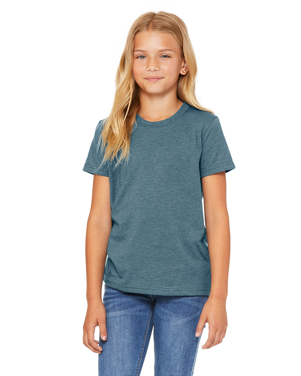 Bella + Canvas 3001Y Youth Jersey T-Shirt - Soft Cotton Short Sleeve Tee for Kids - Perfect for School, Play & Everyday Wear