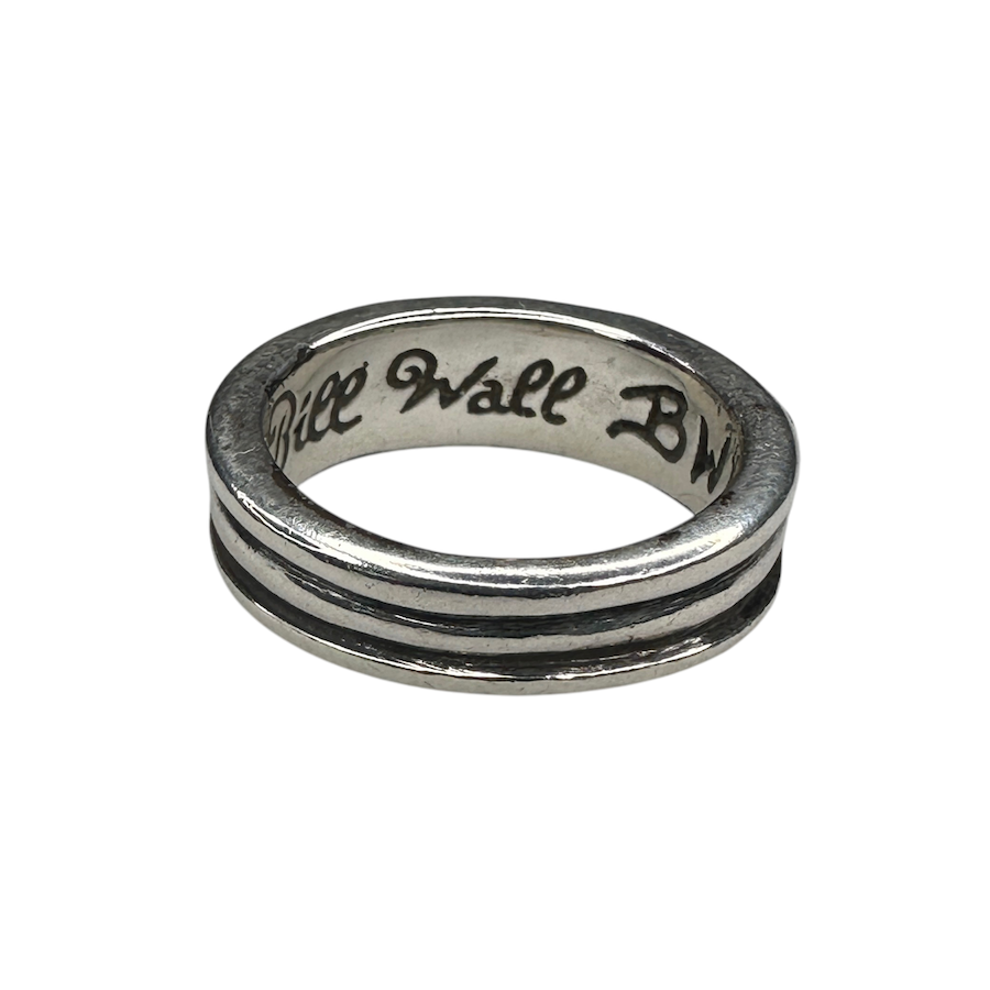 BILL WALL 925 Sterling Silver Leather Ring for Men & Women - Handmade Genuine Leather Wrap Band Jewelry - Perfect for Weddings, Engagements & Everyday Fashion Accessories