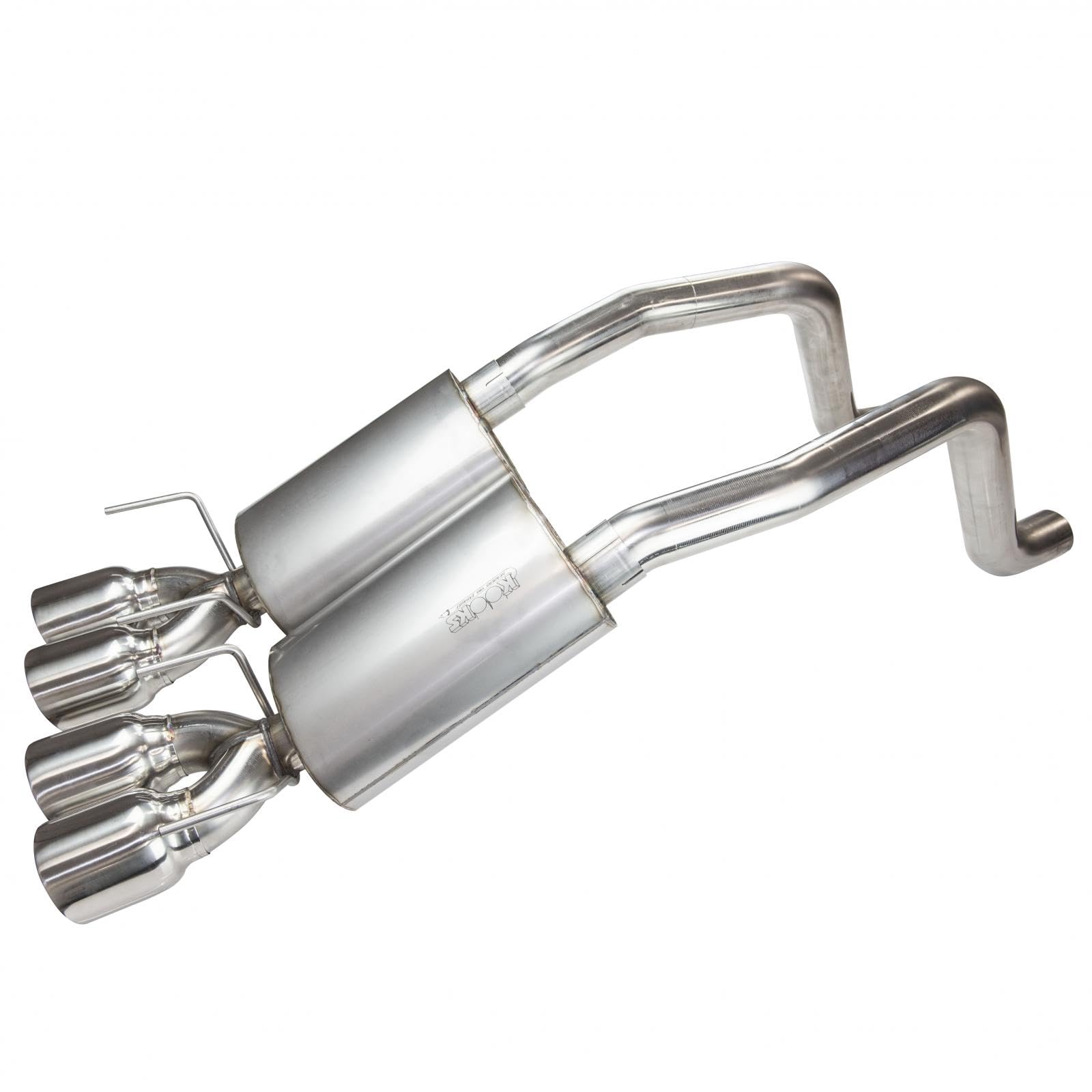 Custom Headers 21606700 Axle Back Exhaust System - 3 Inch OEM Performance Exhaust with Polished Tips - Upgrade Your Car's Sound & Power for Street or Track Racing