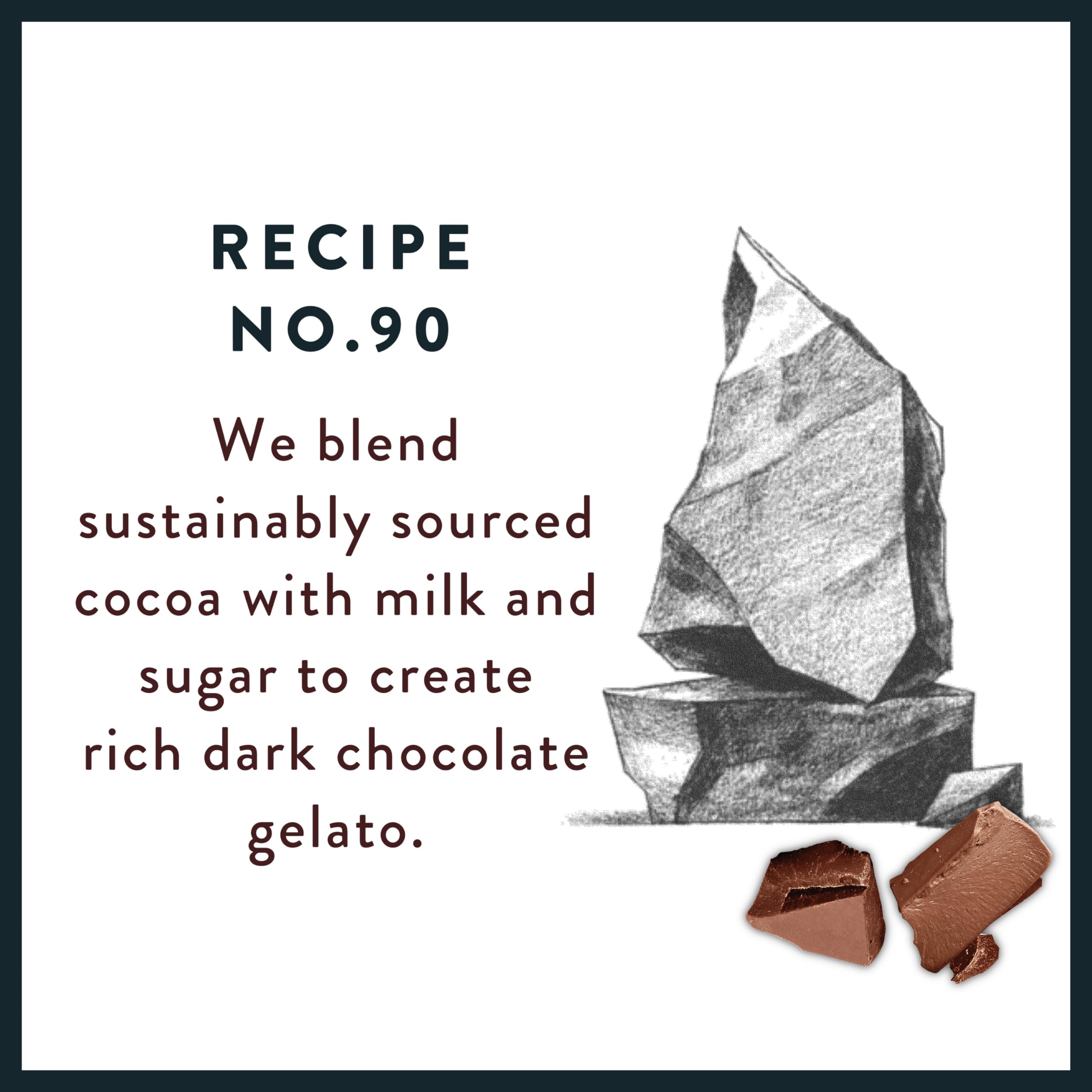 Talenti Mini Gelato Bars - Dark Chocolate (6-Pack) | Low-Calorie Dessert for Parties