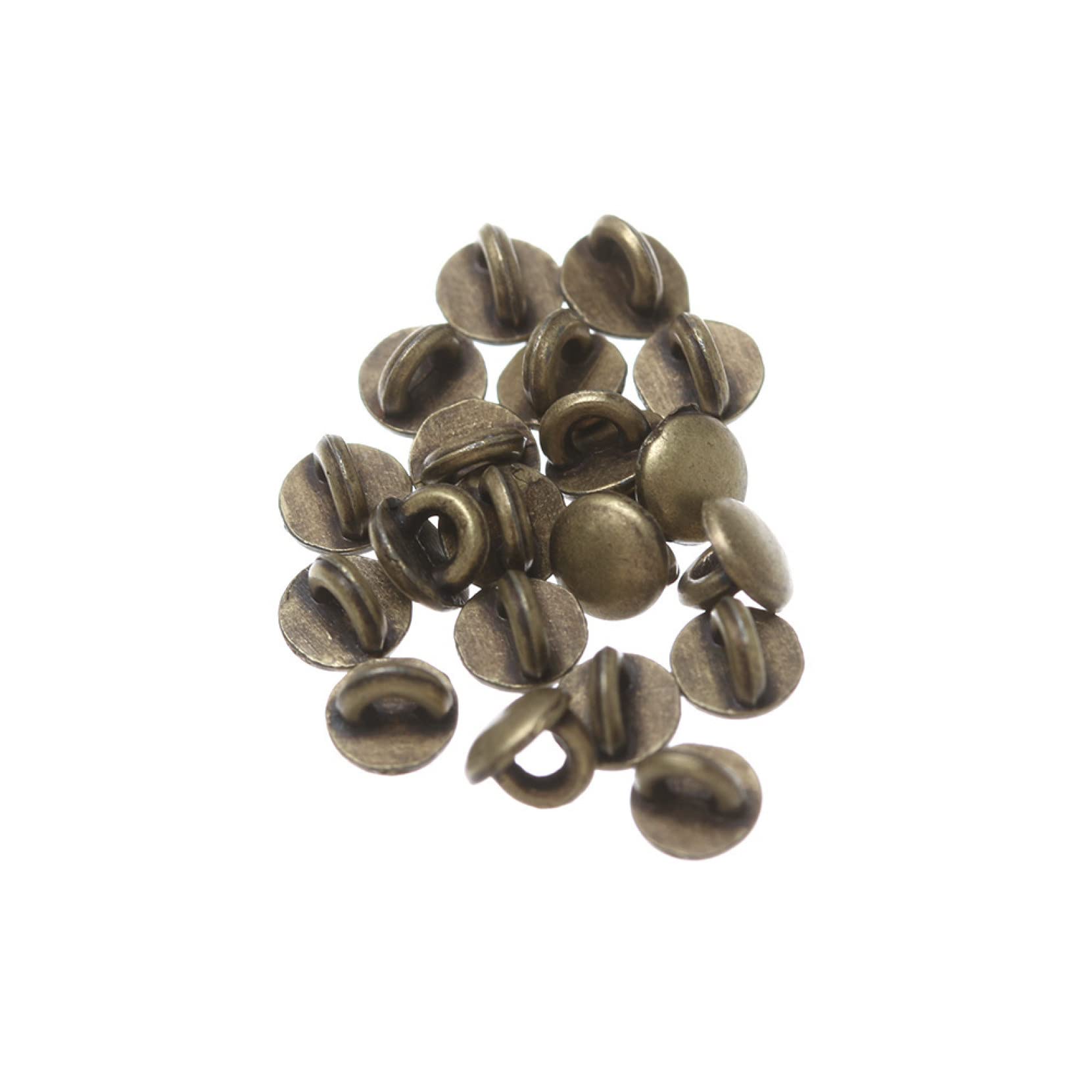80Pcs Handmade DIY Craft Buttons - Mini Round Buttons for Clothes, Bags & Sewing Projects - Perfect for DIY Fashion, Scrapbooking & Home Decor Accessories