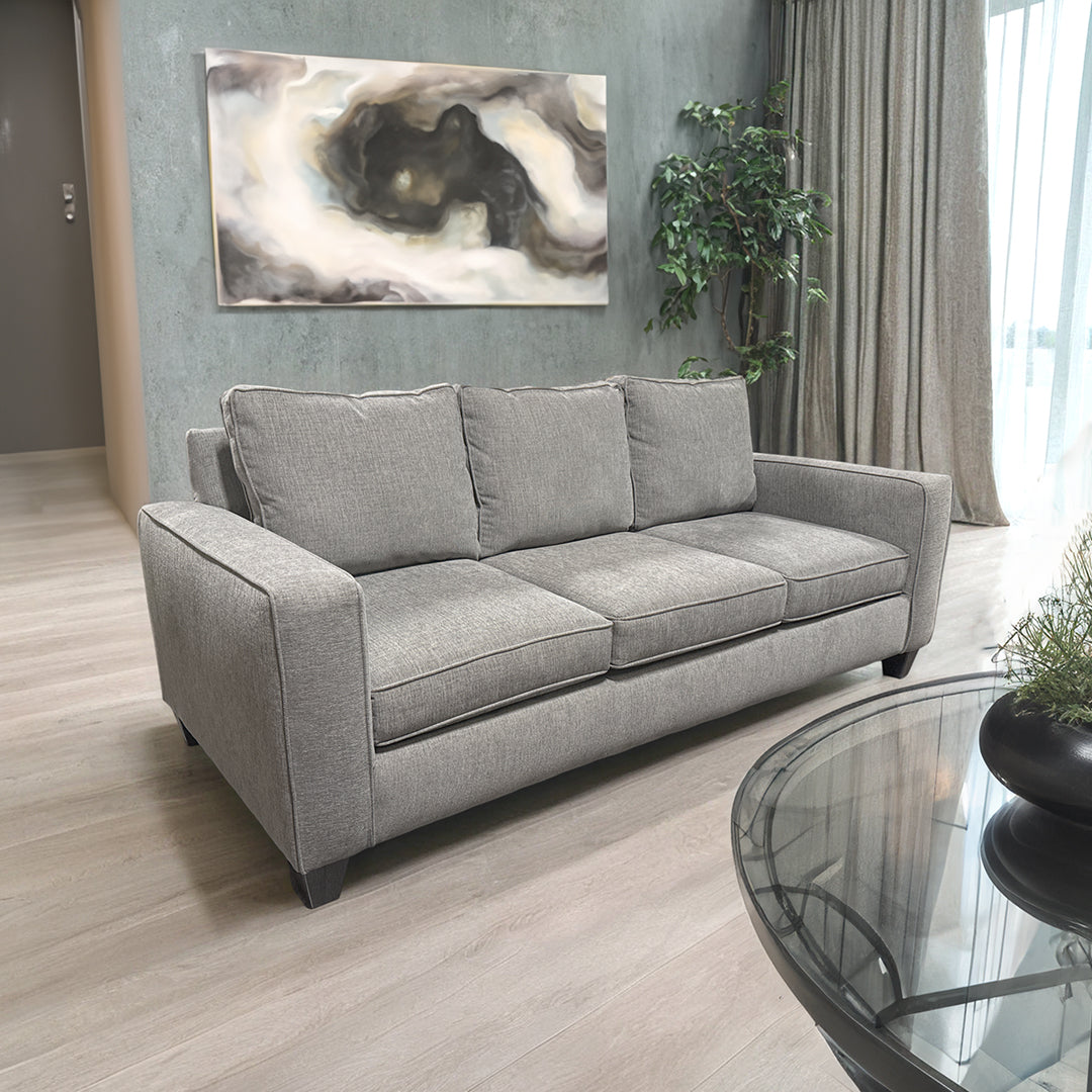 Jake Sofa - Modern Comfortable Couch for Living Room, Bedroom & Office - Stylish Upholstered Fabric Sectional with Soft Cushions - Perfect for Relaxing, Lounging & Entertaining Guests