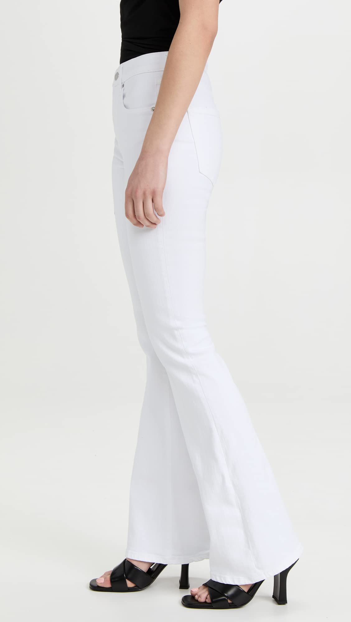 Women's High Waisted Beverly Skinny Flare Jeans - Stretch Denim Pants for Casual Wear & Night Out | Trendy Vintage Style for Everyday Fashion