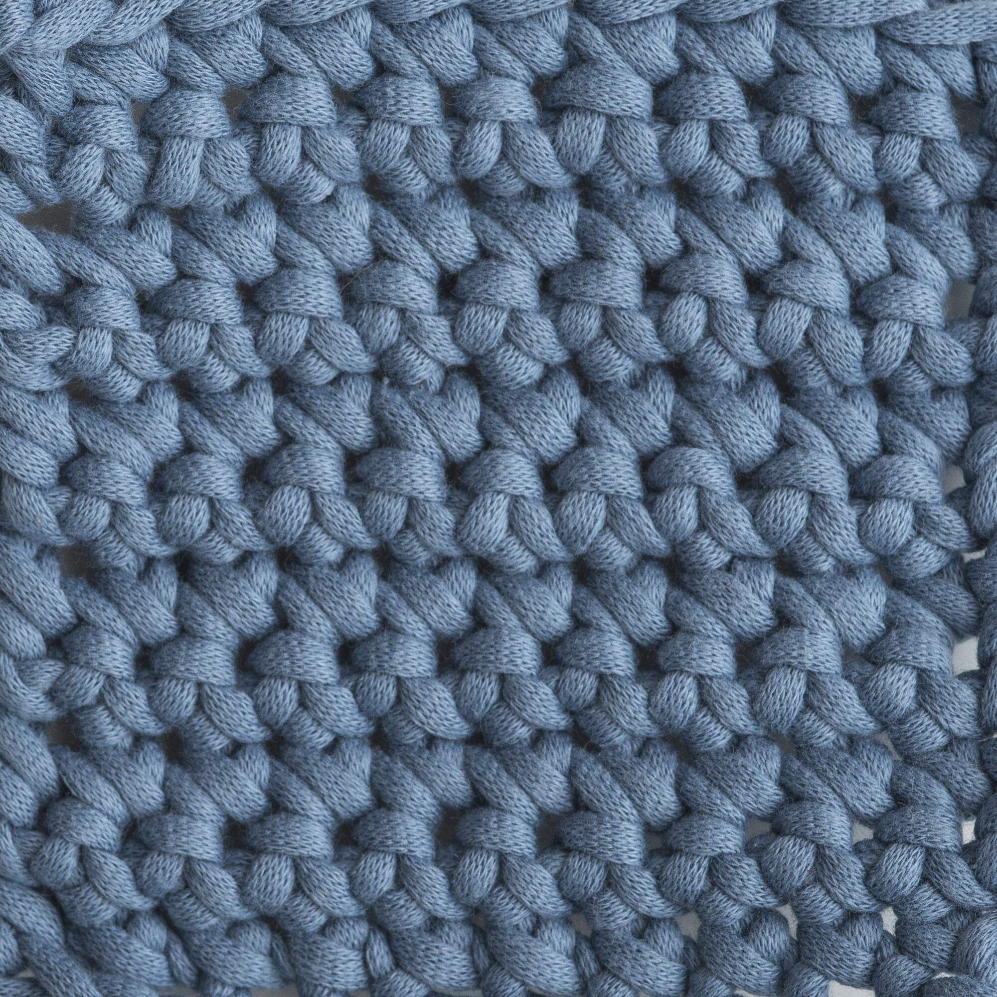 Bernat Maker Home Dec Yarn - 8.8oz Bulky Chunky Yarn (Gauge 5) - Steel Blue - Perfect for Knitting, Crocheting, and DIY Home Decor Projects