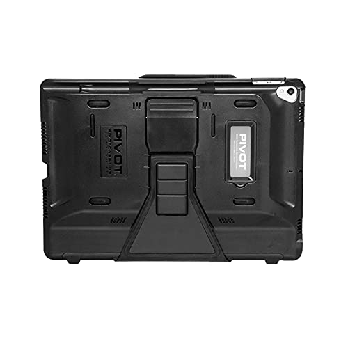 PIVOT 10X Tablet Case for iPad Pro 10.5, iPad 9th/8th/7th Gen & iPad Air 3 - 360° Rotating Protective Cover with Stand - Perfect for Pilots, Aviation Professionals & Travel Use - Sleek Black Design