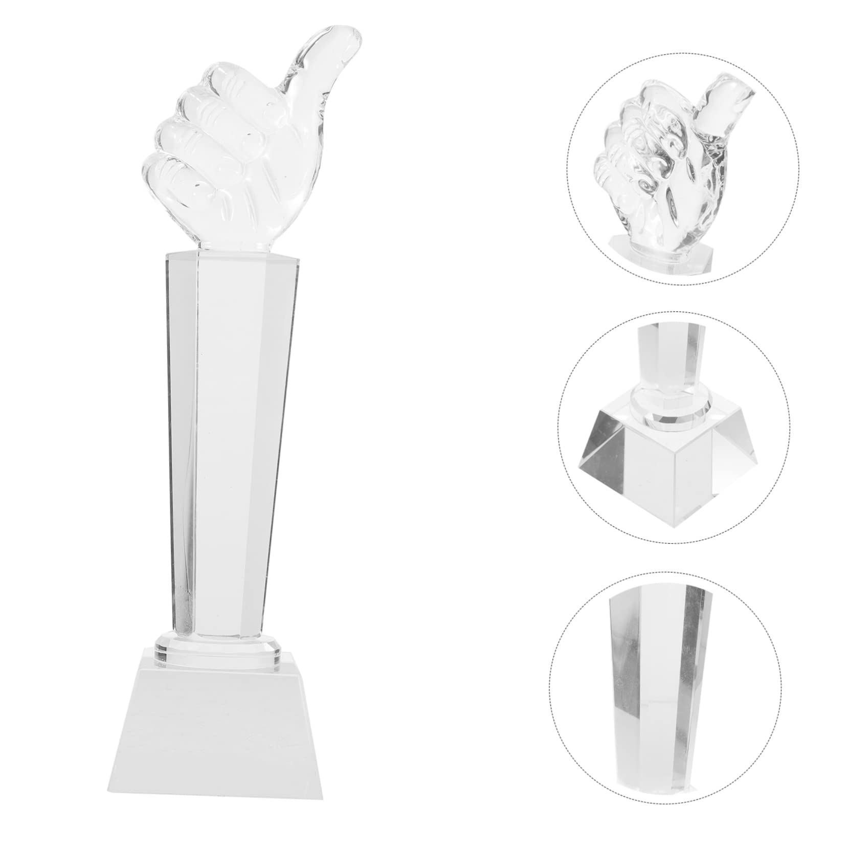 SWAYVES Thumbs Up Trophy - Premium Award Sculpture for Sports, Office & Achievements - Perfect for Recognition Ceremonies & Motivational Gifts