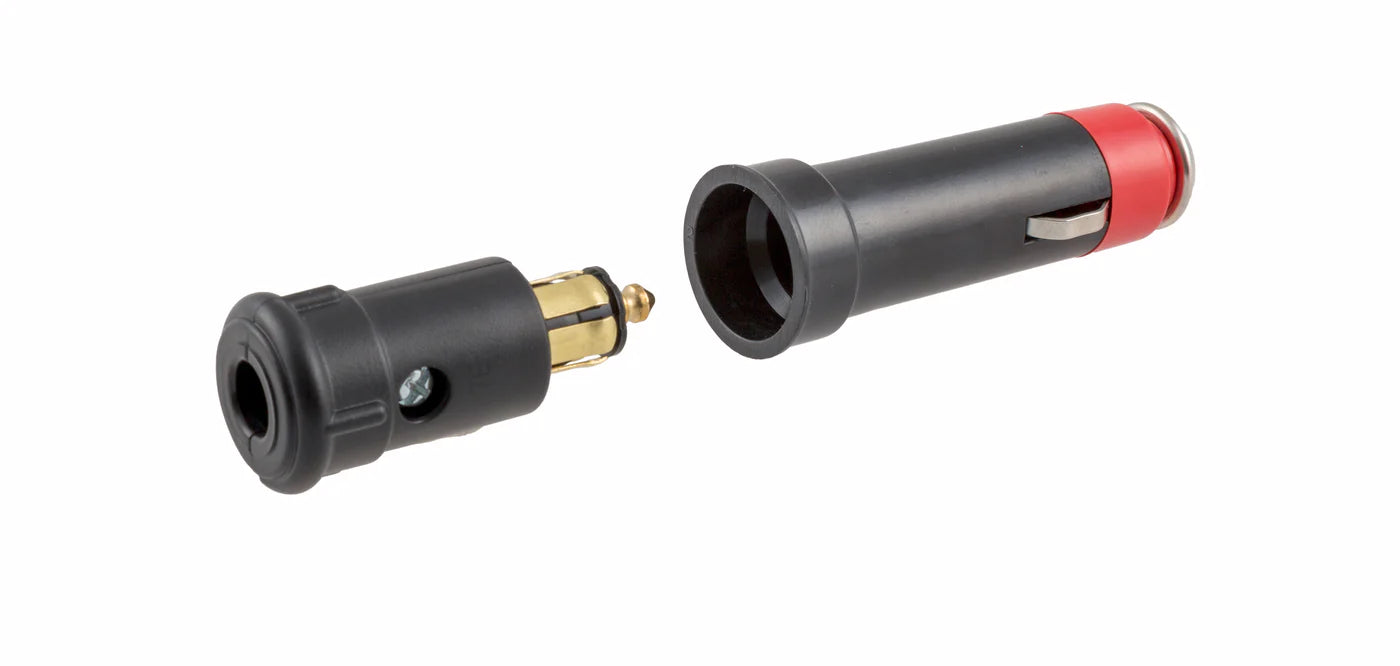 12V Cigarette Lighter to Hella Male Plug Adapter - Power Your Car Electronics & Camping Gear On-The-Go