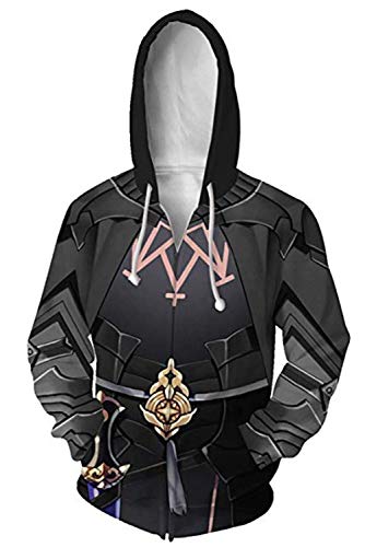 Fire Emblem Hoodie - Men's Cosplay Costume Sweatshirt Pullover Jacket for Anime Gaming Fans | Perfect for Conventions, Halloween & Casual Wear