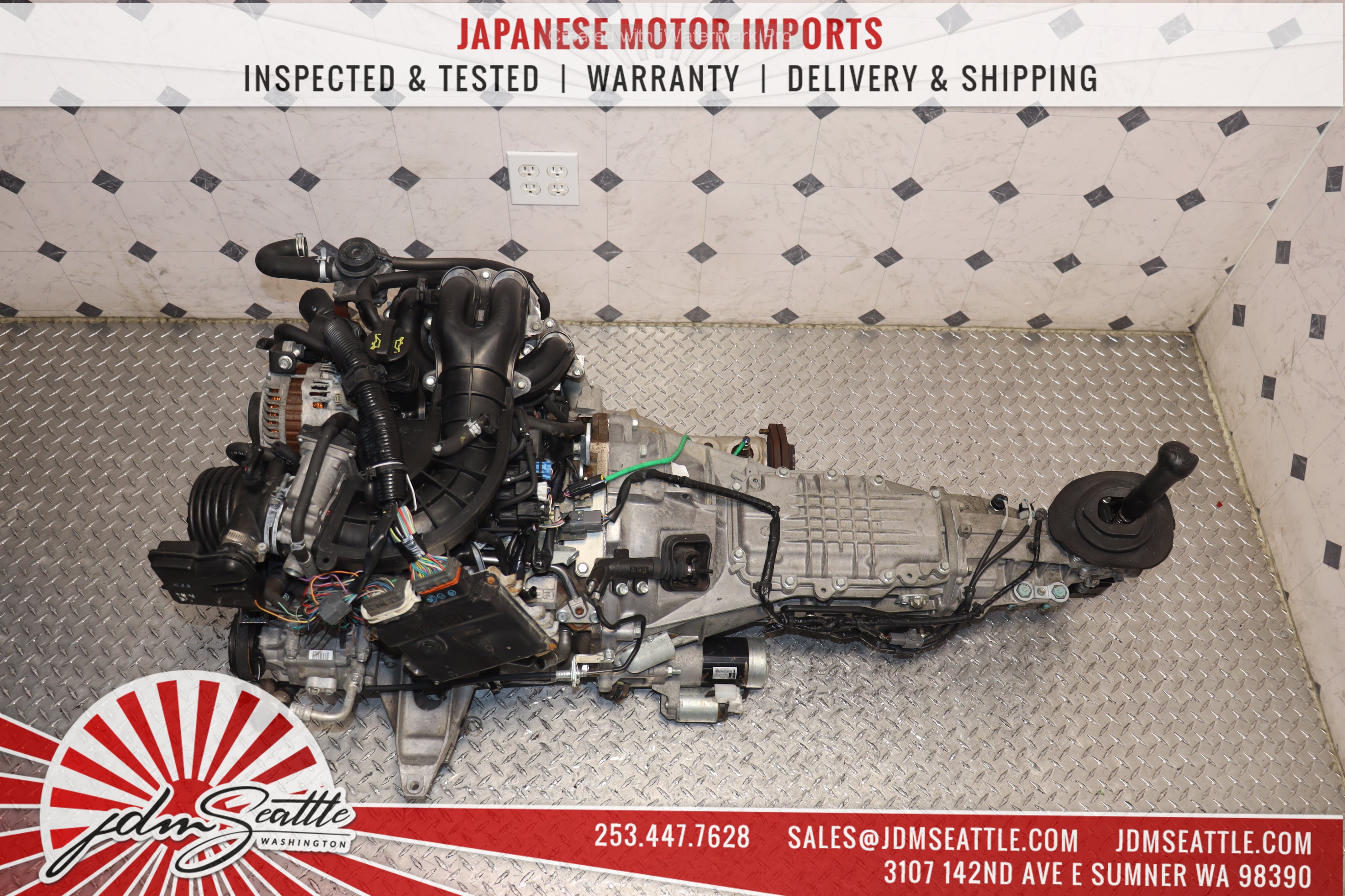 JDM 09-11 MAZDA RX8 13B RENISIS 6-Port Engine with 6-Speed Transmission - High Performance Rotary Engine for Racing & Car Restoration Projects