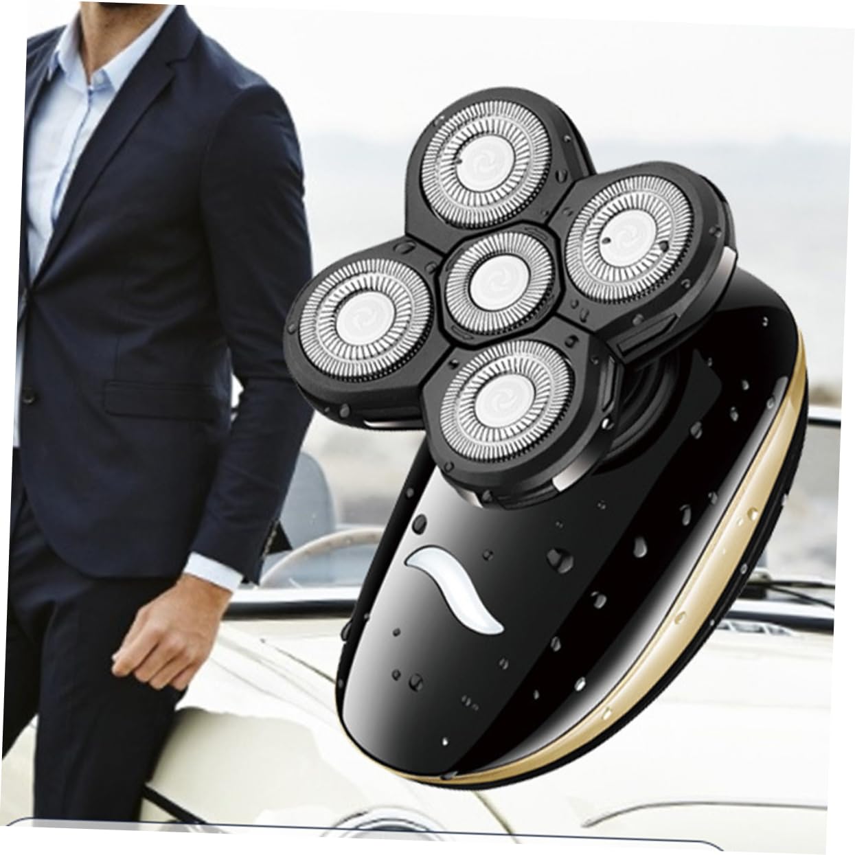 Didiseaon 5-in-1 Electric Shaver Set - Rechargeable & Washable Beard Trimmer for Men - Perfect for Travel, Home Grooming & Daily Shaving Routine