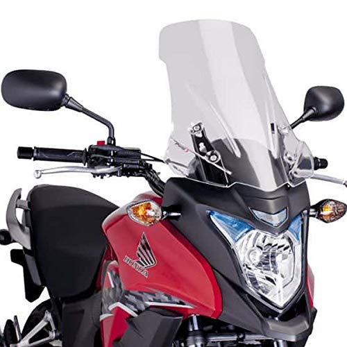 Puig 6480W Clear Touring Windshield for Aprilia Caponord 1200 (2013-2017) - High-Impact Protection for Long Rides & Adventure Touring