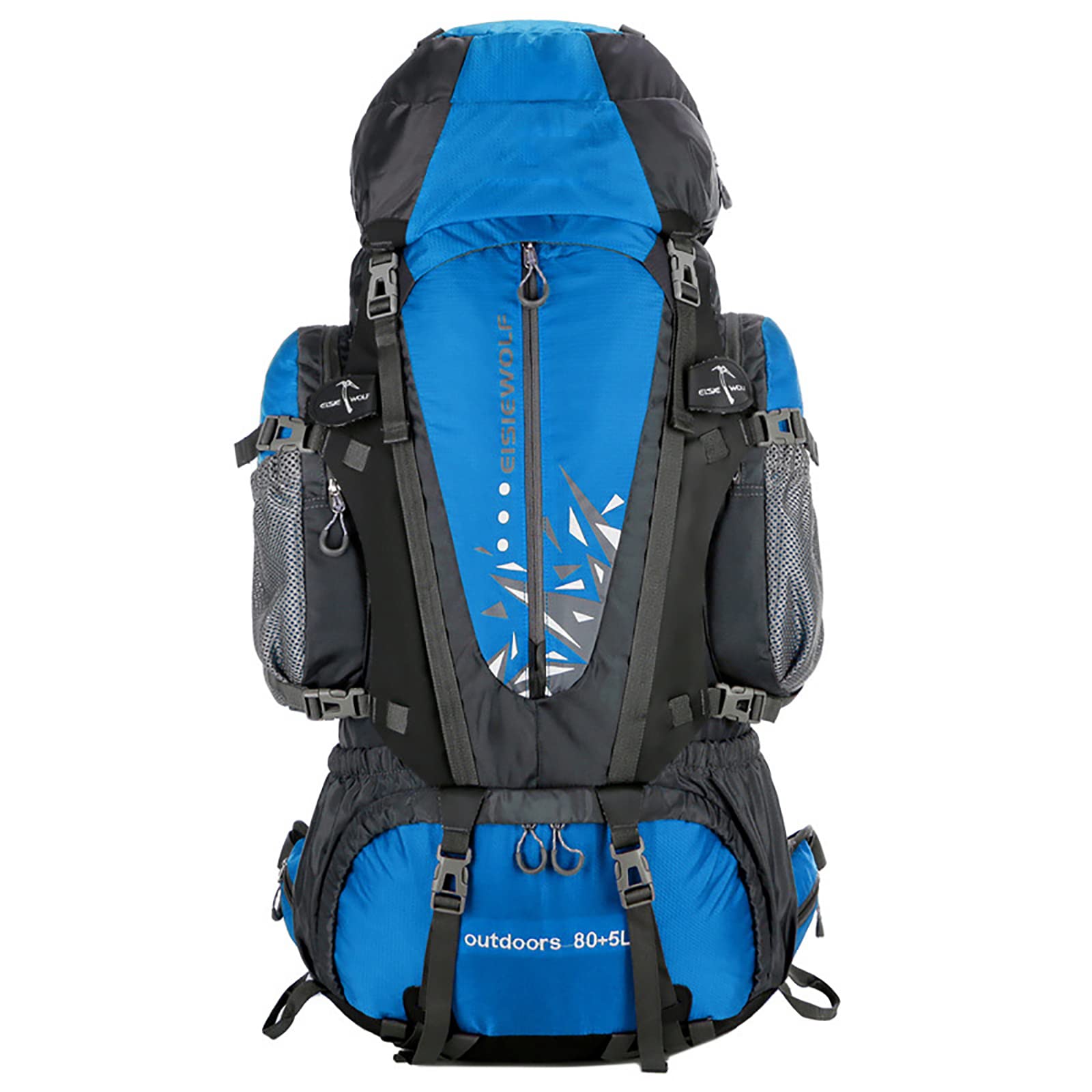 High-Performance Internal Frame Backpack for Backpacking, Hiking & Camping - Lightweight & Durable Outdoor Gear for Travel & Adventure (Blue)