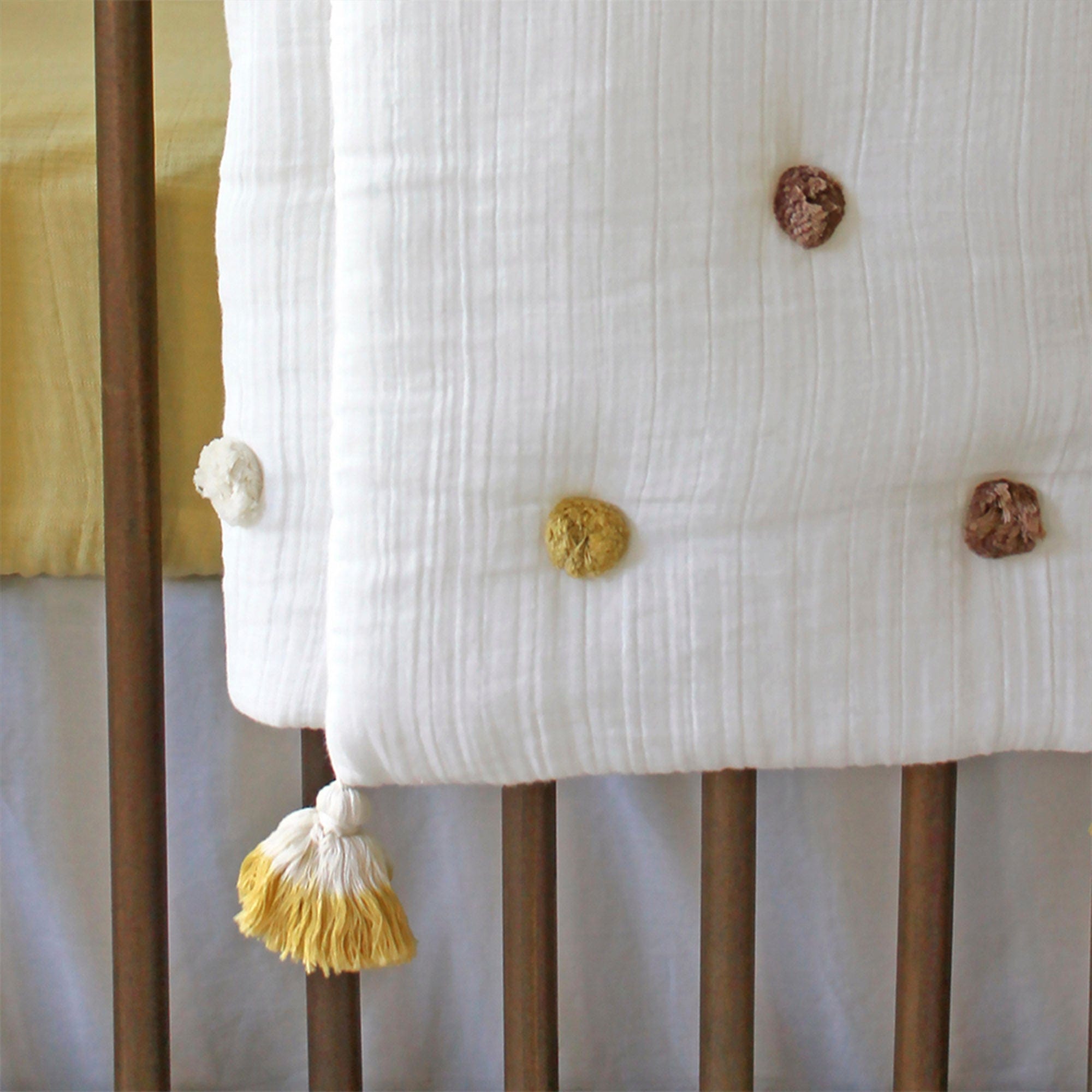 Cozy Crane Kendi Pom Pom Blanket - Soft & Warm Knitted Throw for Couch, Bed, Sofa - Perfect for Home Decor, Gifts, and Winter Snuggling