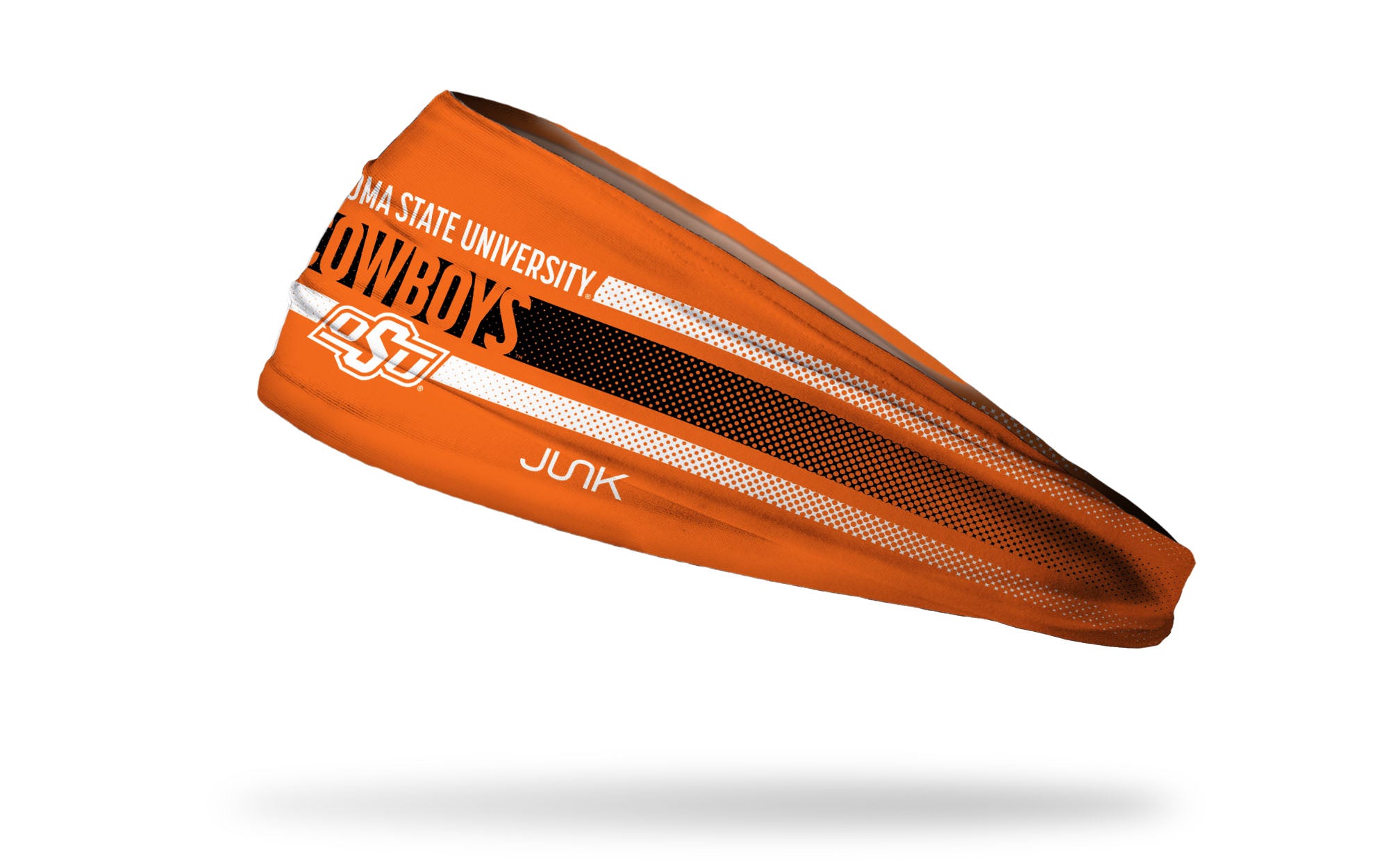 Oklahoma State University Faded Stripe Big Bang Lite Headband - Adjustable Sports Headband for Running, Yoga, Workouts & Outdoor Activities